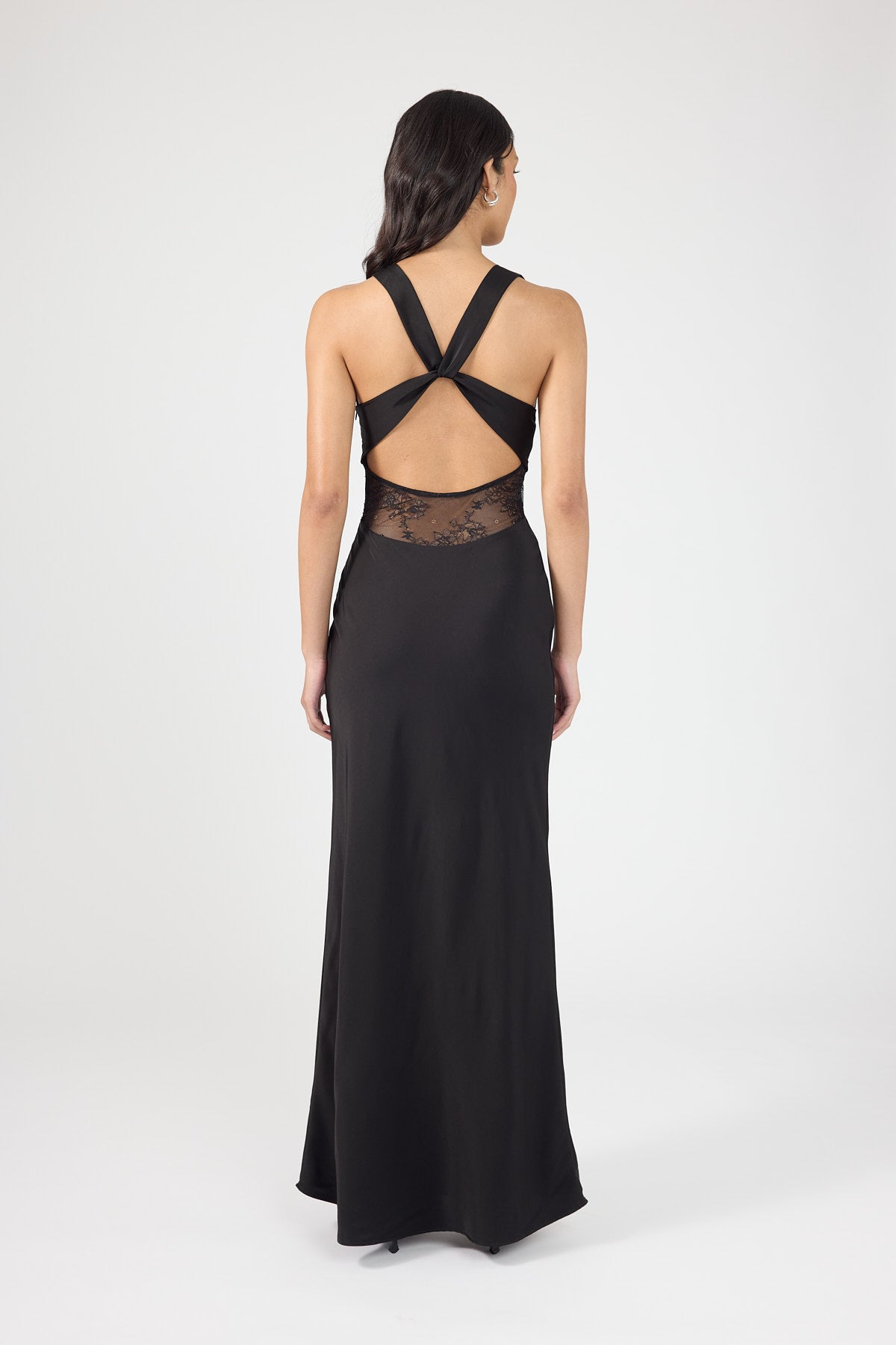Perfect Stranger Sol Lace Maxi Dress Black