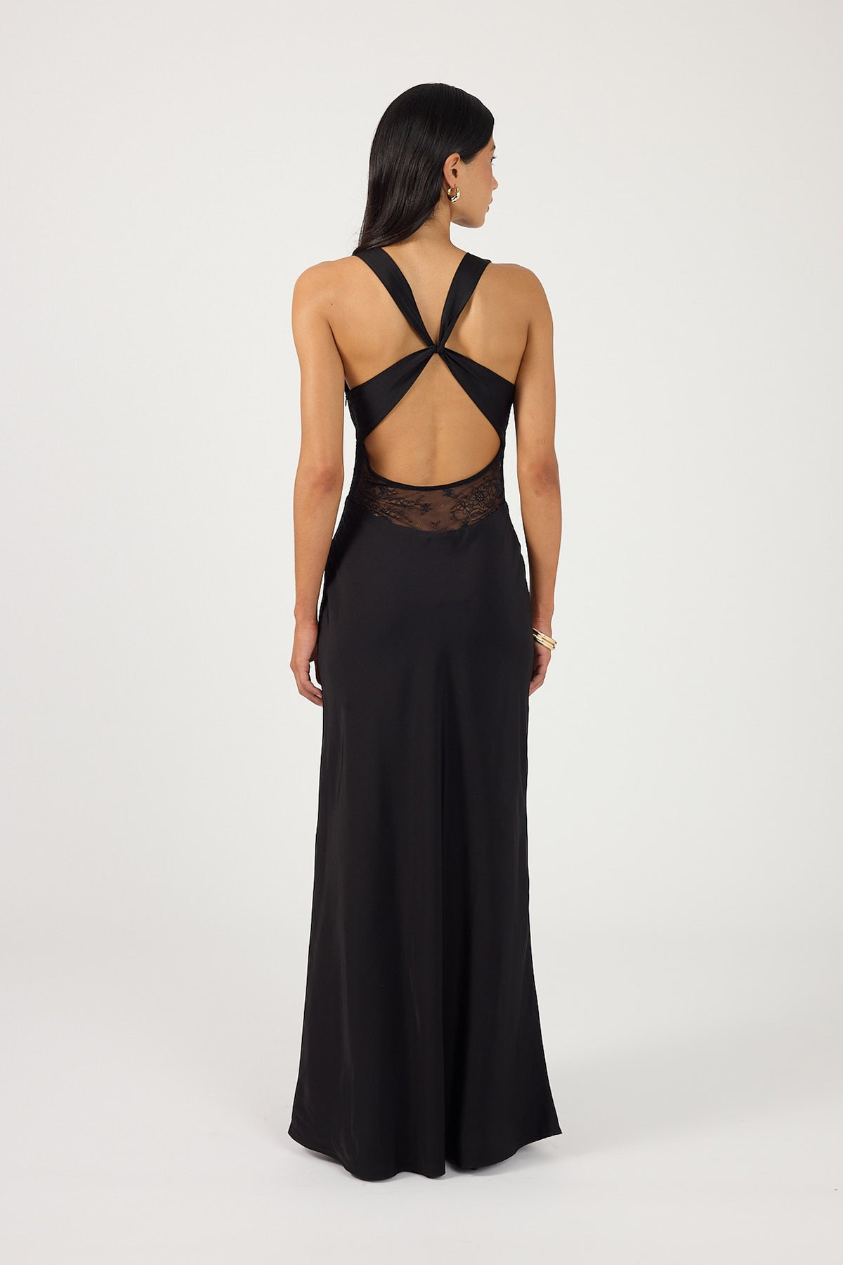 Perfect Stranger Sol Lace Maxi Dress Black
