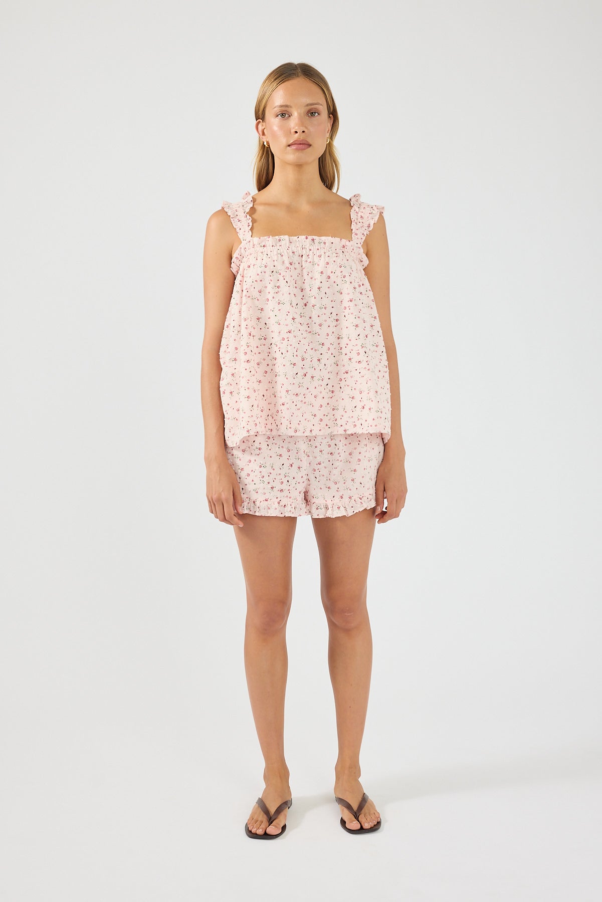 Perfect Stranger Esme Pyjama Set Pink Print