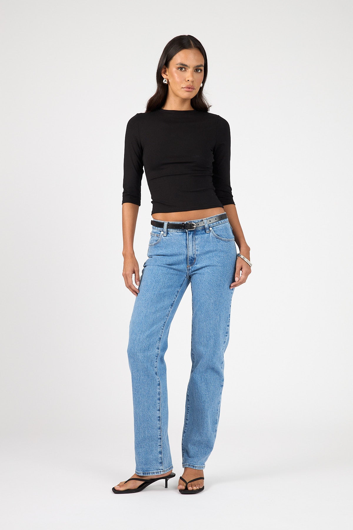 Abrand 95 Mid Straight Jean Debbie