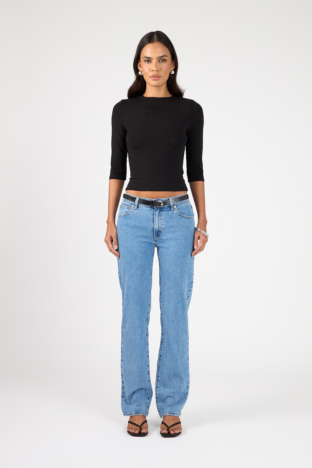 Abrand 95 Mid Straight Jean Debbie