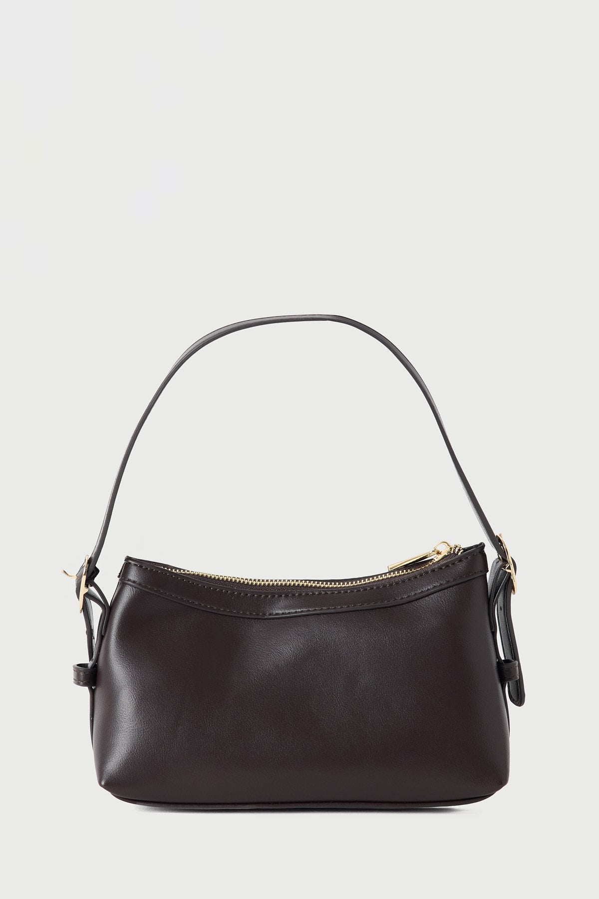 Peta + Jain AVRIL MINI SHOULDER BAG CHOC SMOOTH