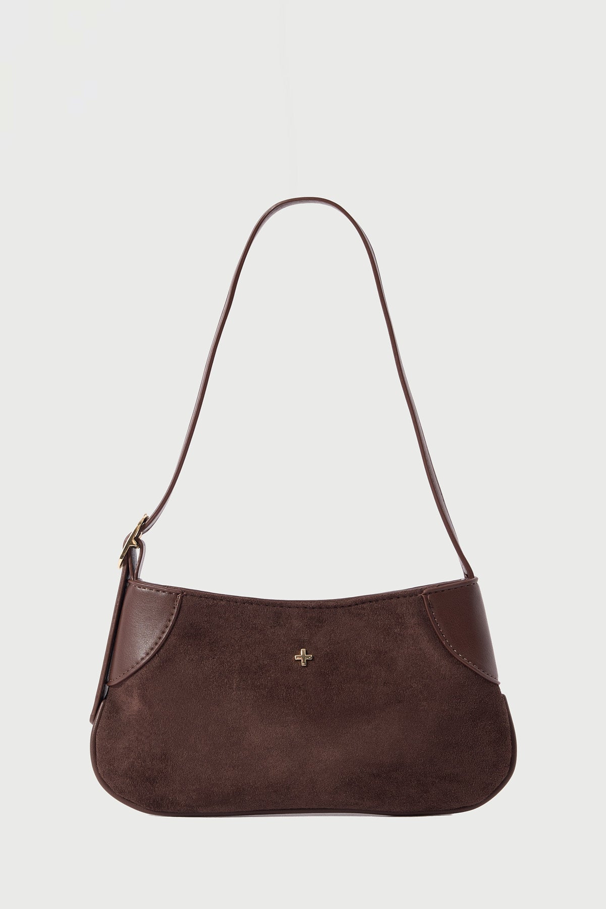 Peta + Jain GLINDA MINI SHOULDER BAG ESPRESSO SUEDE
