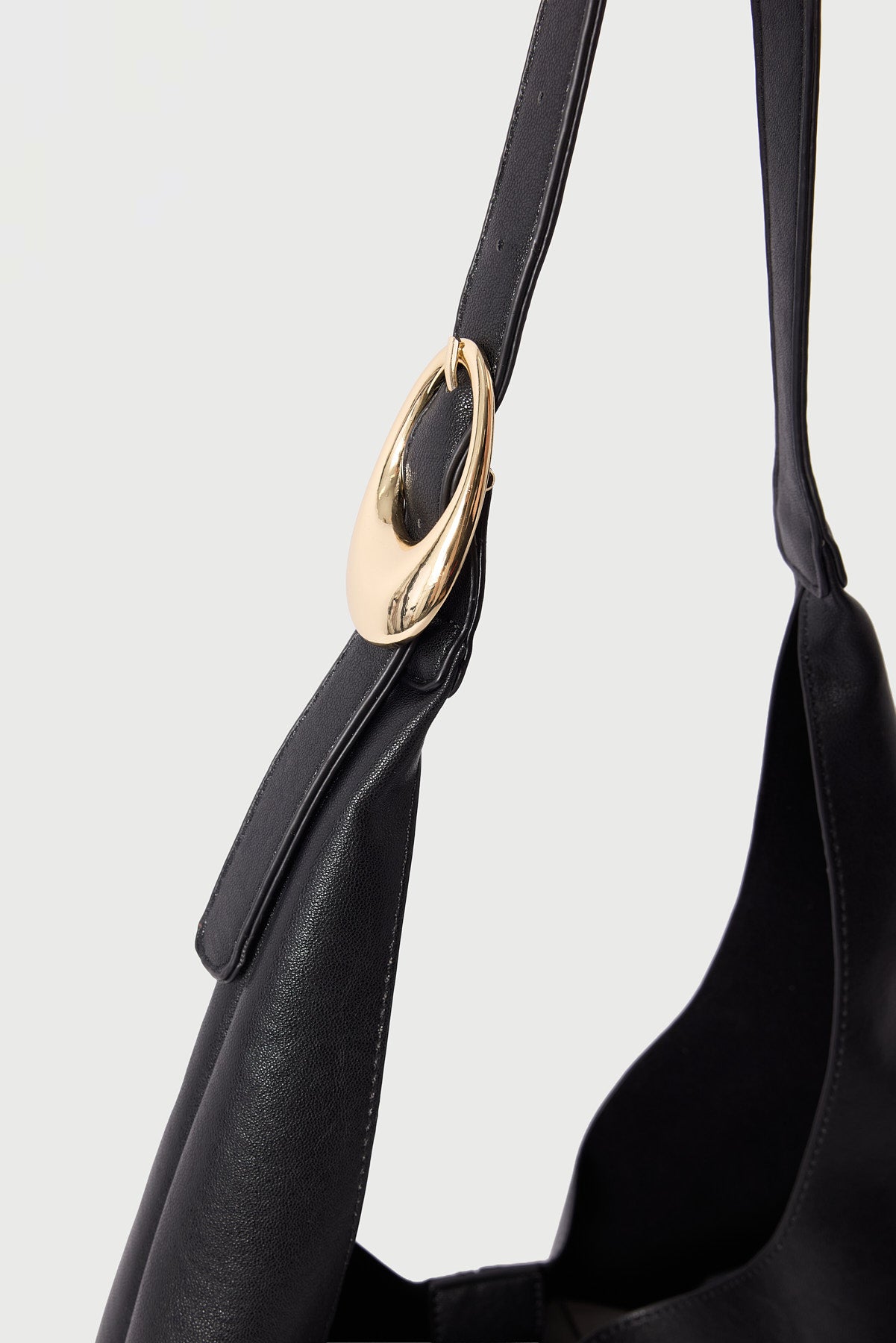 Peta + Jain KISMET HOBO BAG WITH POUCH Grainy Black
