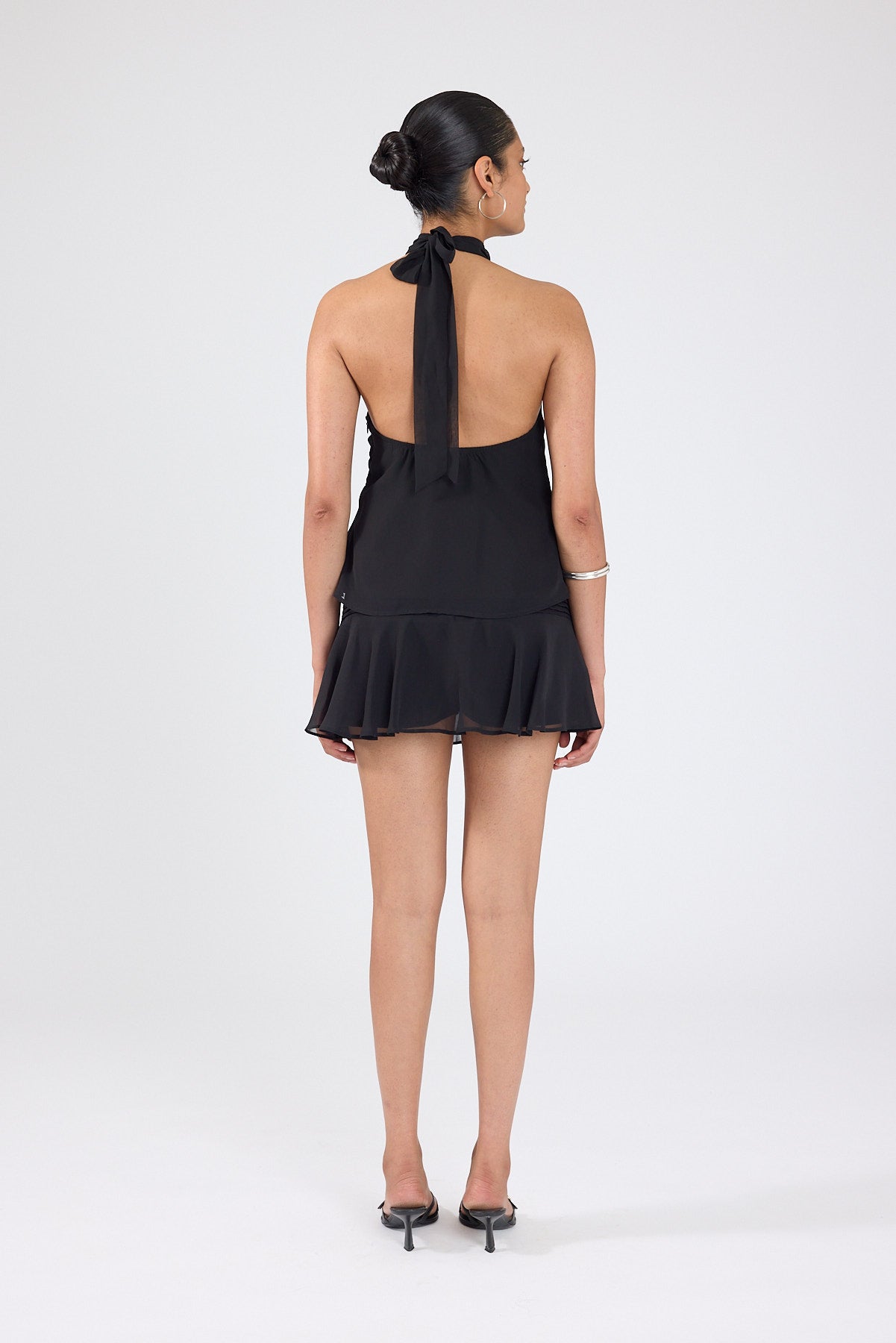 Perfect Stranger Eland Halter Top Black