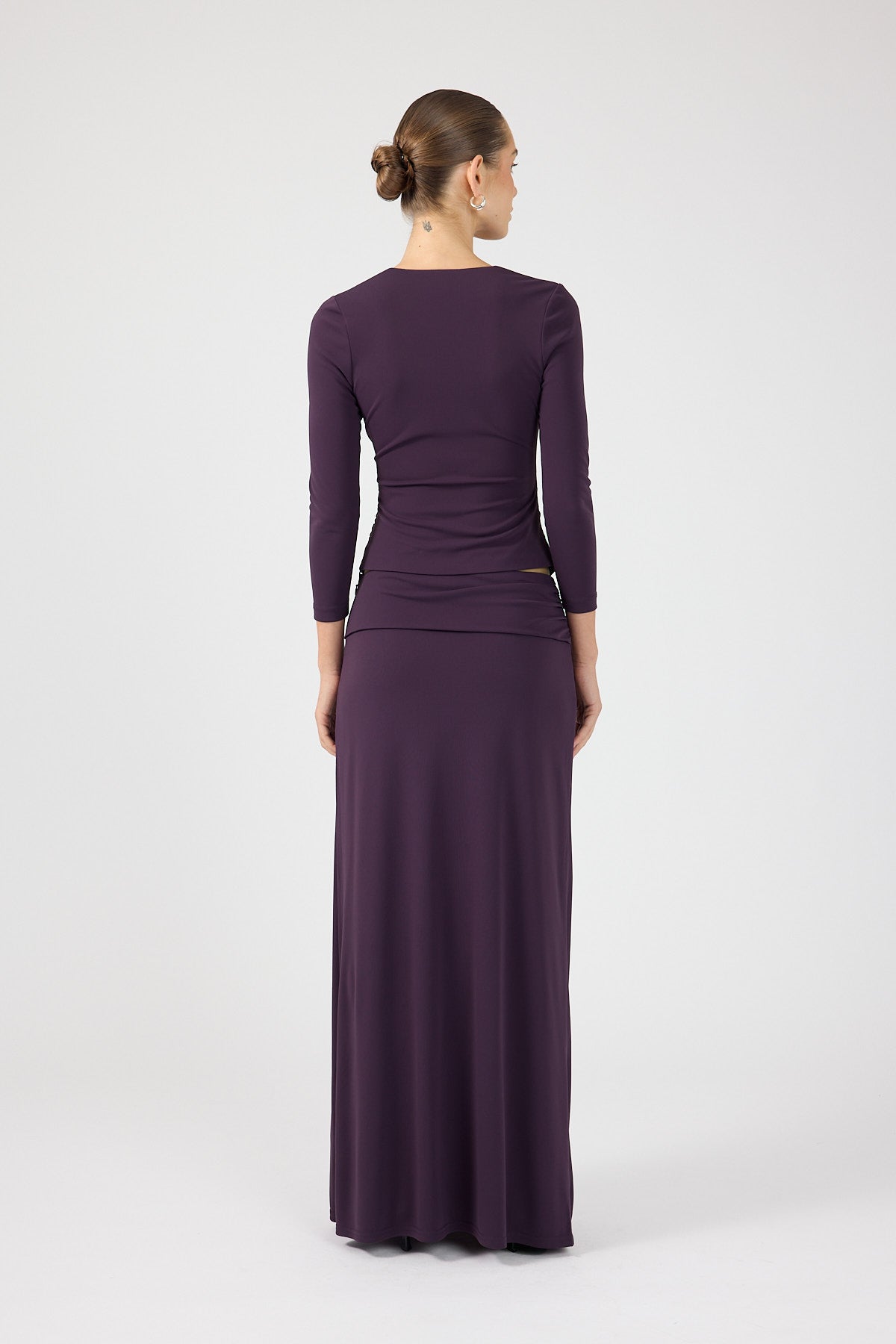 Perfect Stranger Vienna Long Sleeve Top Purple