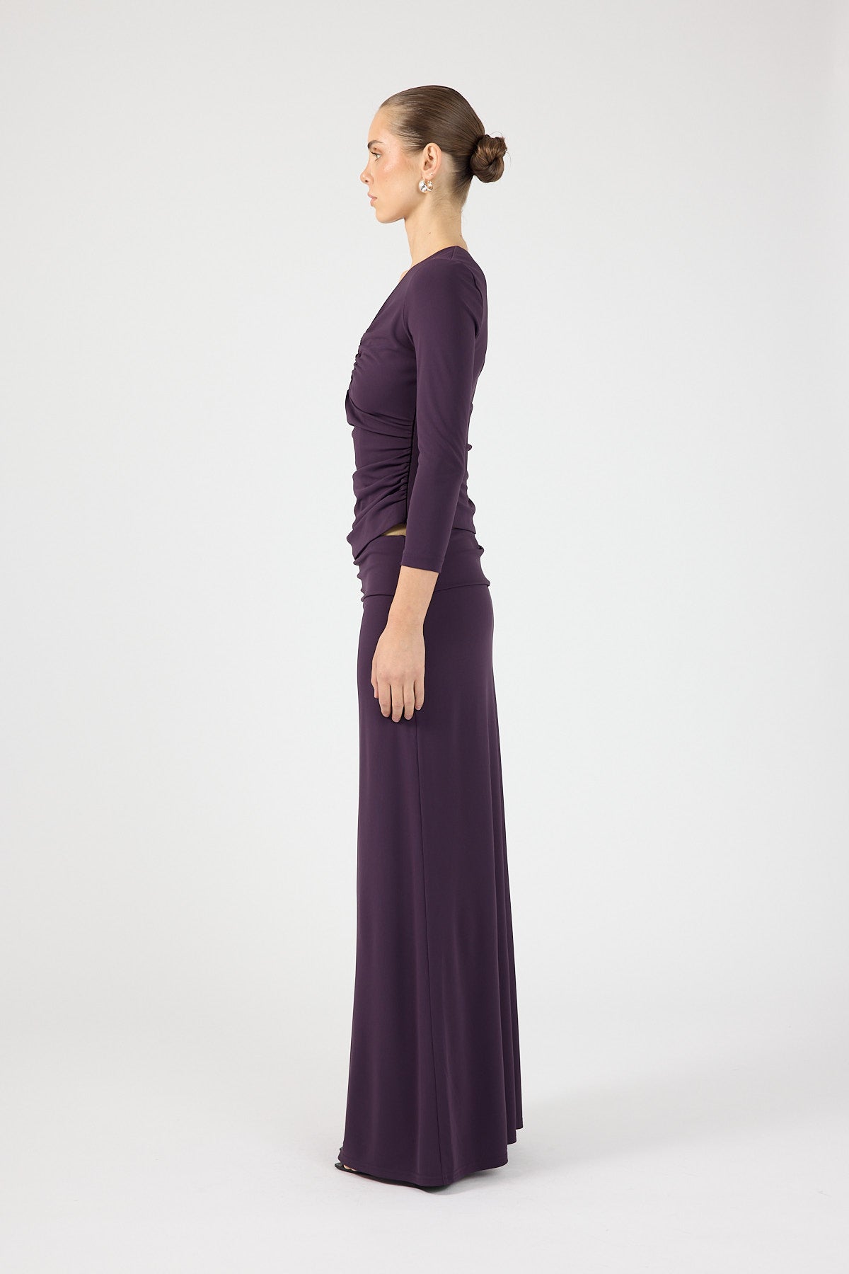 Perfect Stranger Vienna Maxi Skirt Purple
