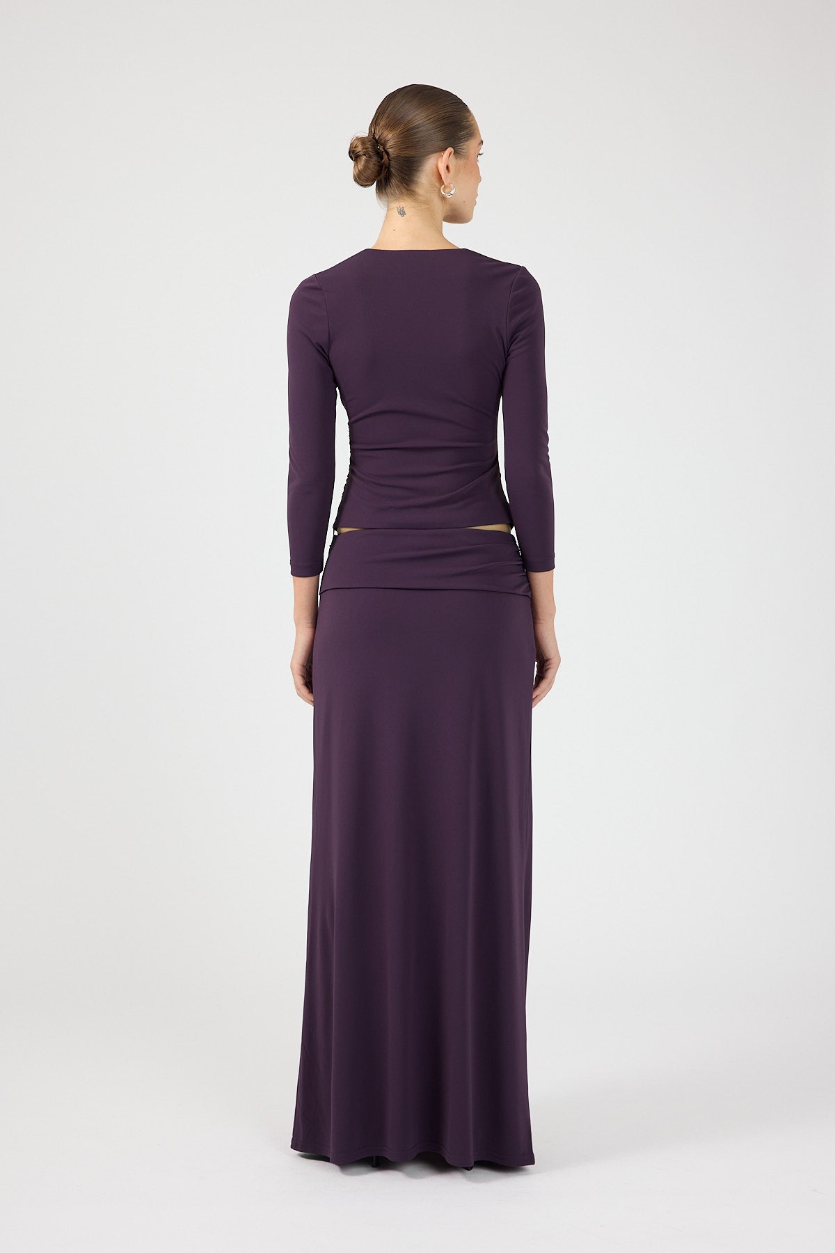 Perfect Stranger Vienna Maxi Skirt Purple