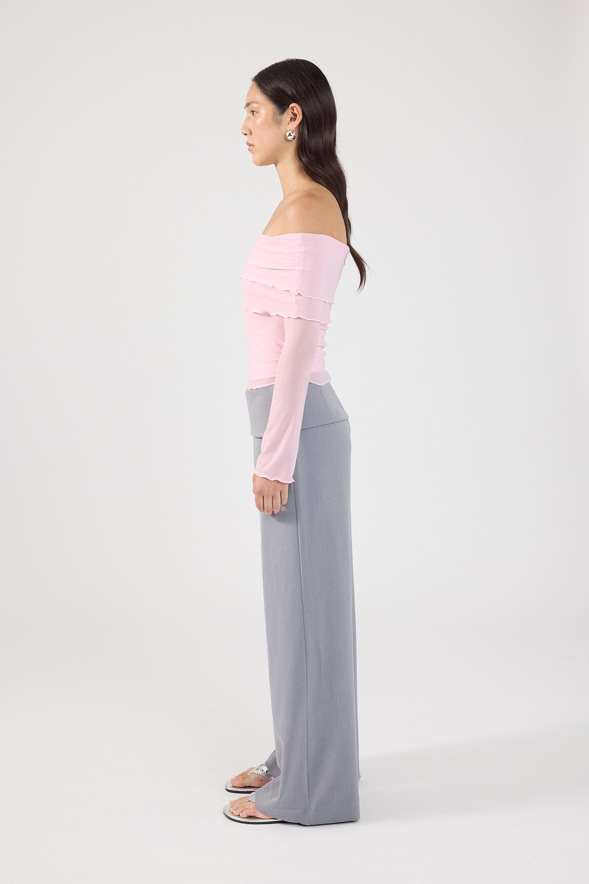 Perfect Stranger Celine Off Shoulder Top Pink