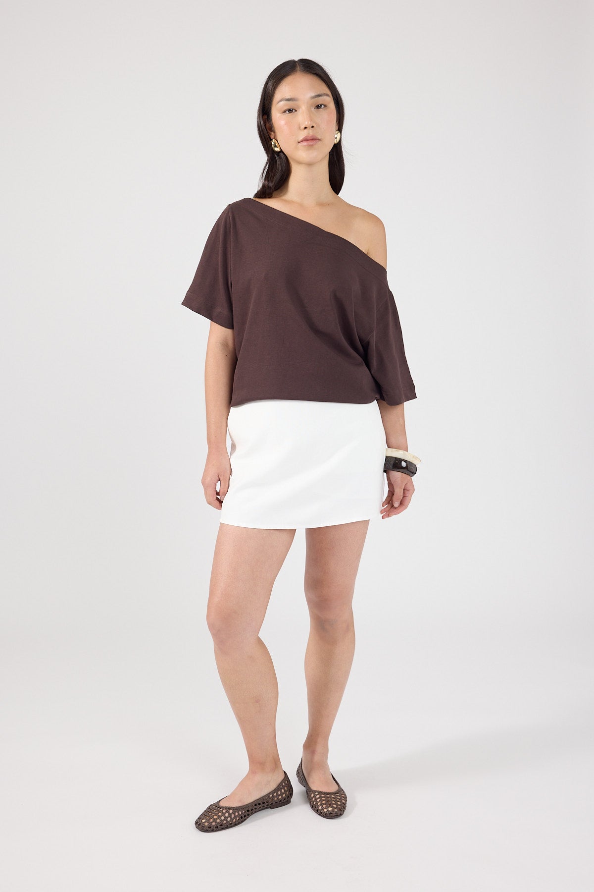 Perfect Stranger Mariana High Rise Skort White