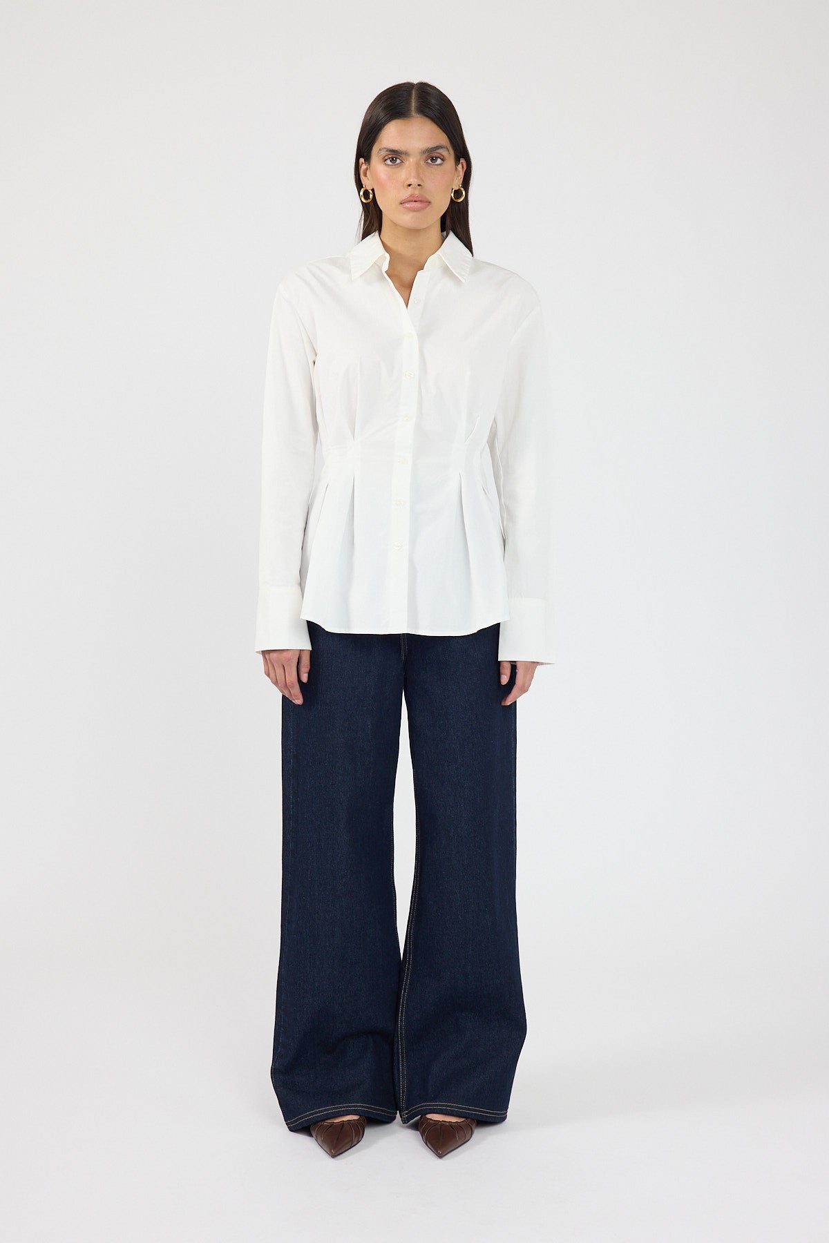 Perfect Stranger Jessie Tailored Shirt White