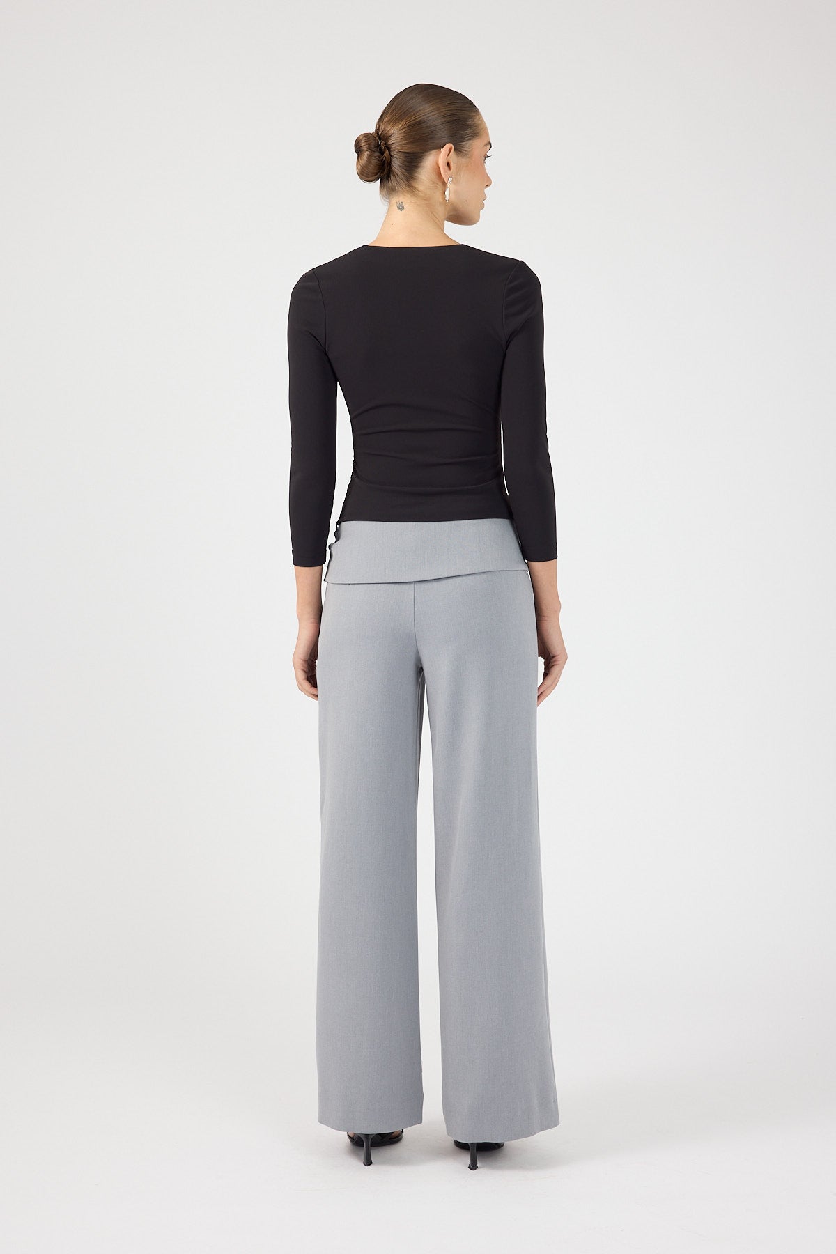 Perfect Stranger Vienna Long Sleeve Top Black