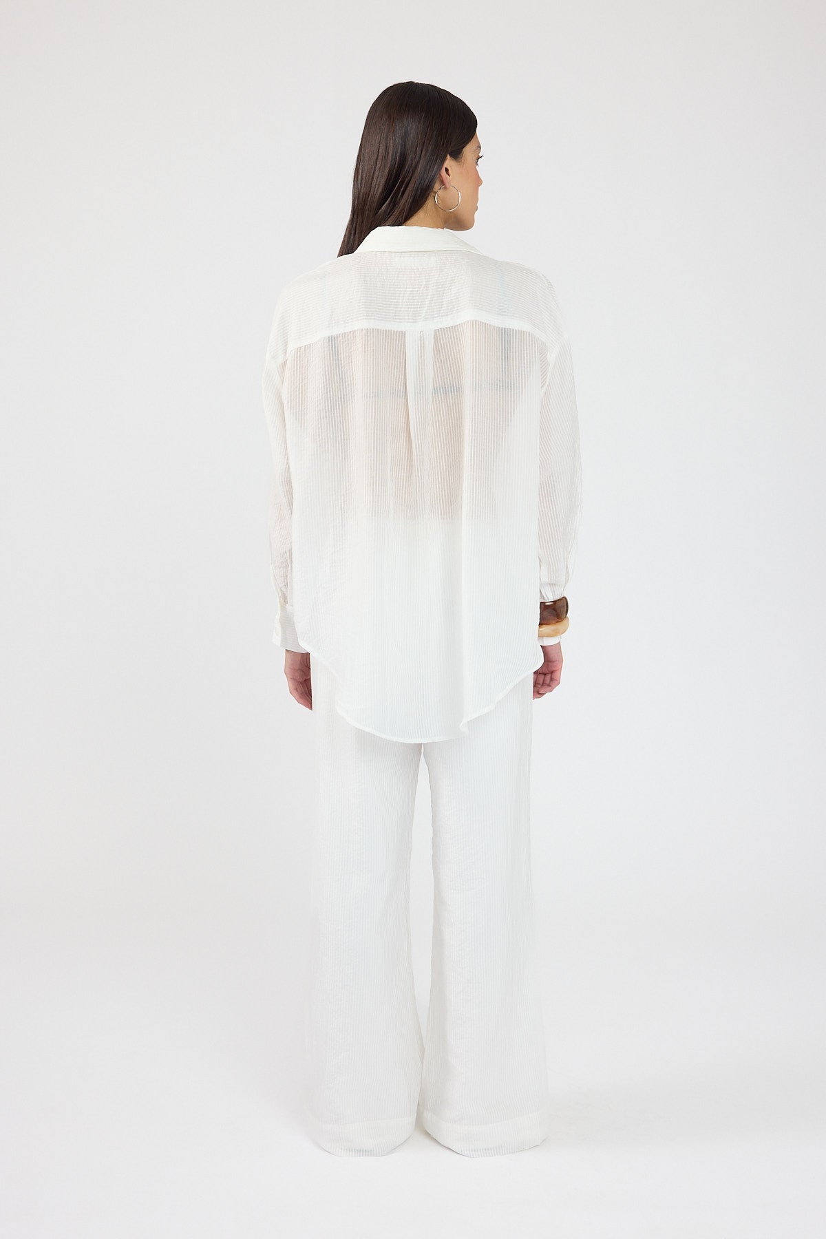 Perfect Stranger Jarrah Striped Pant White