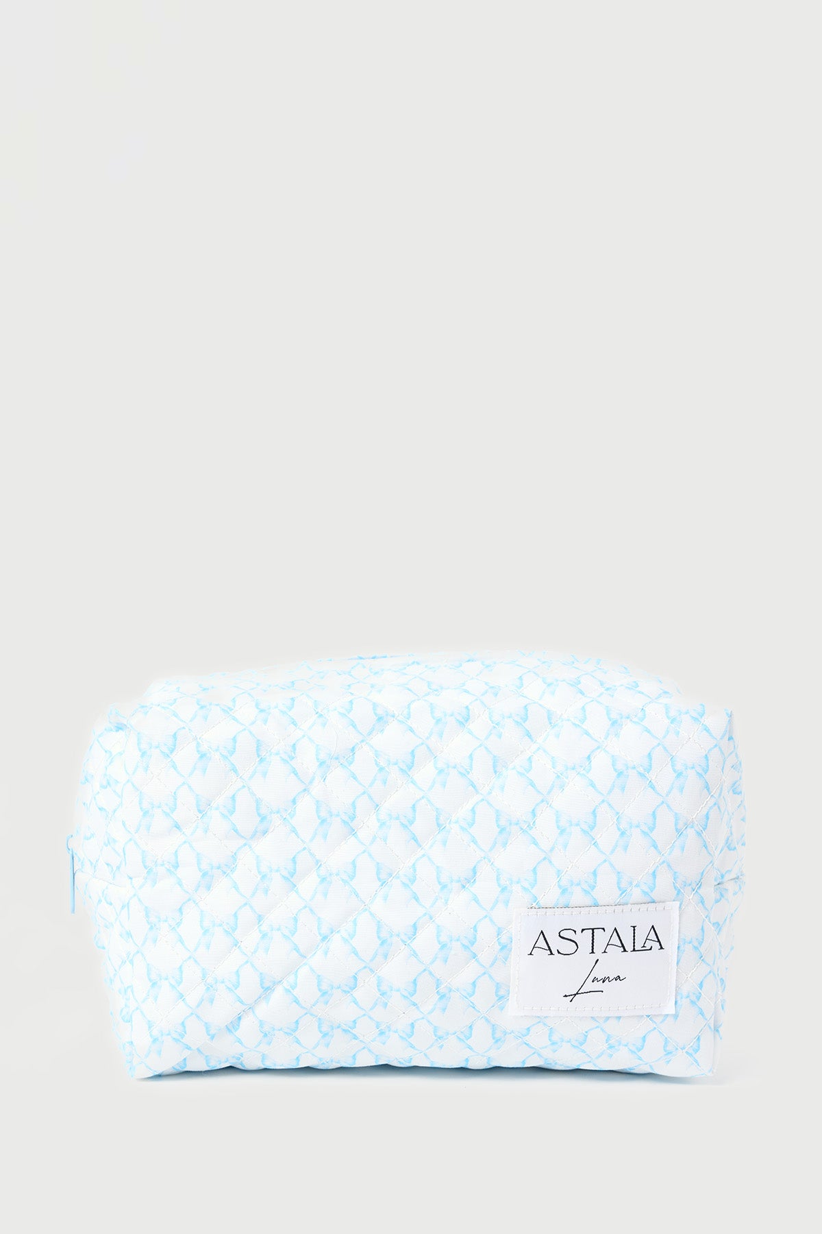 Beau Quilted Case Blue Print