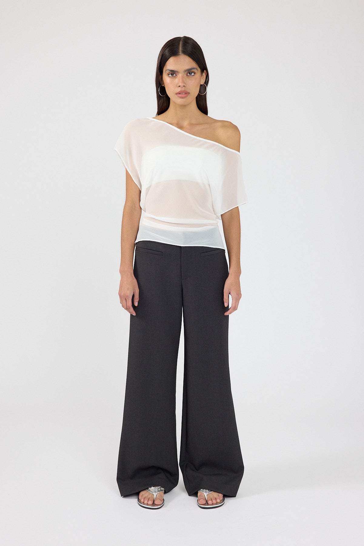 Perfect Stranger Minari Mid Rise Pant Charcoal