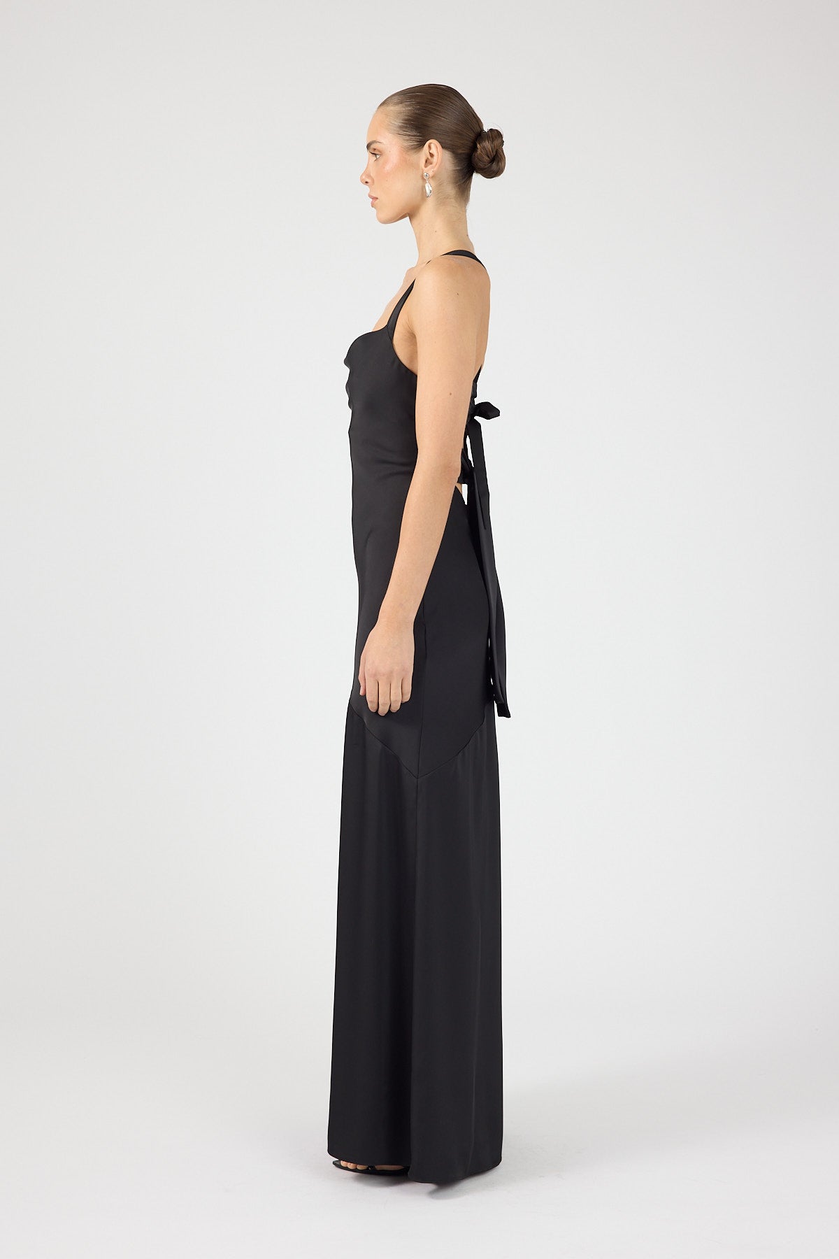 Perfect Stranger Ella Cowl Maxi Dress Black