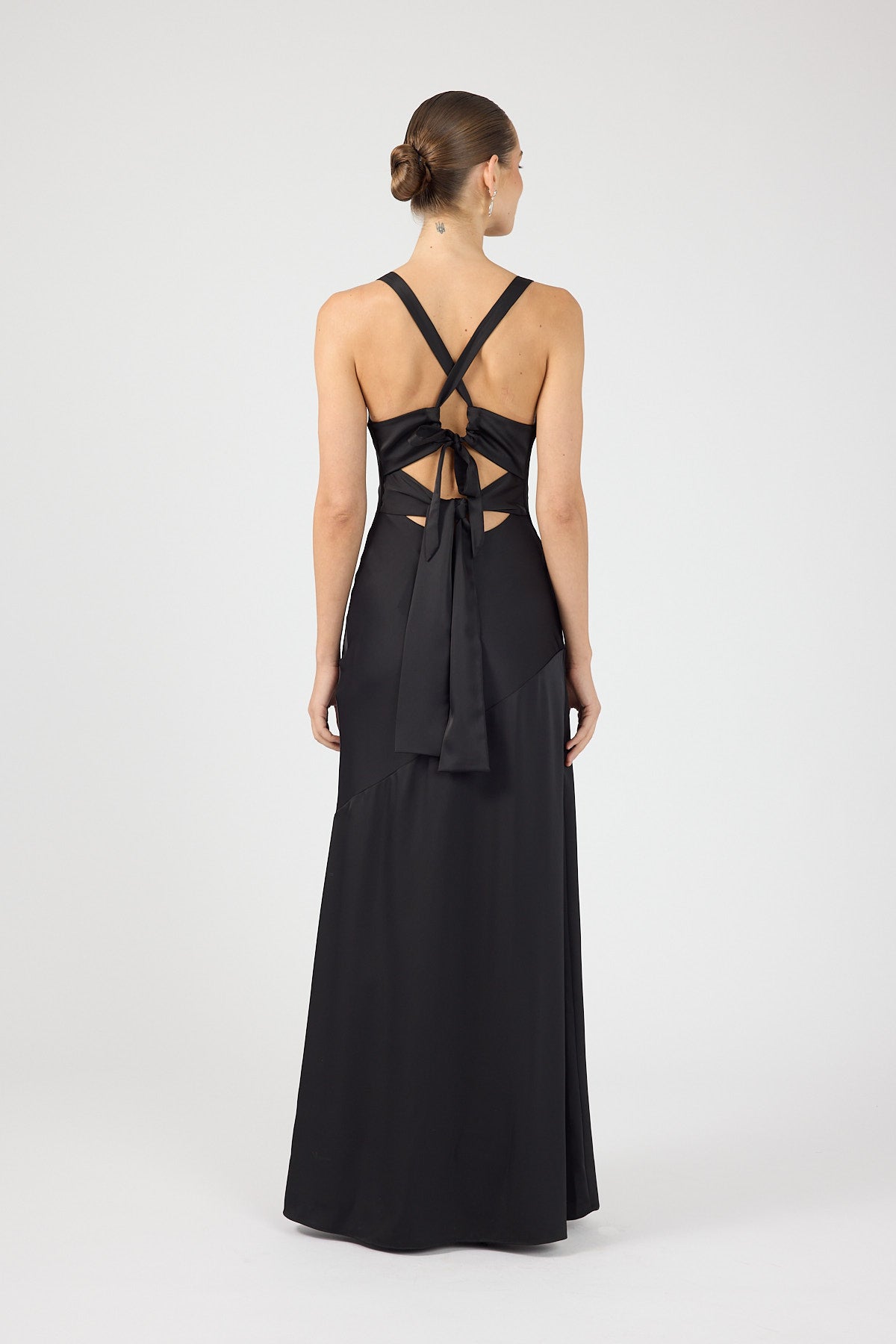 Perfect Stranger Ella Cowl Maxi Dress Black