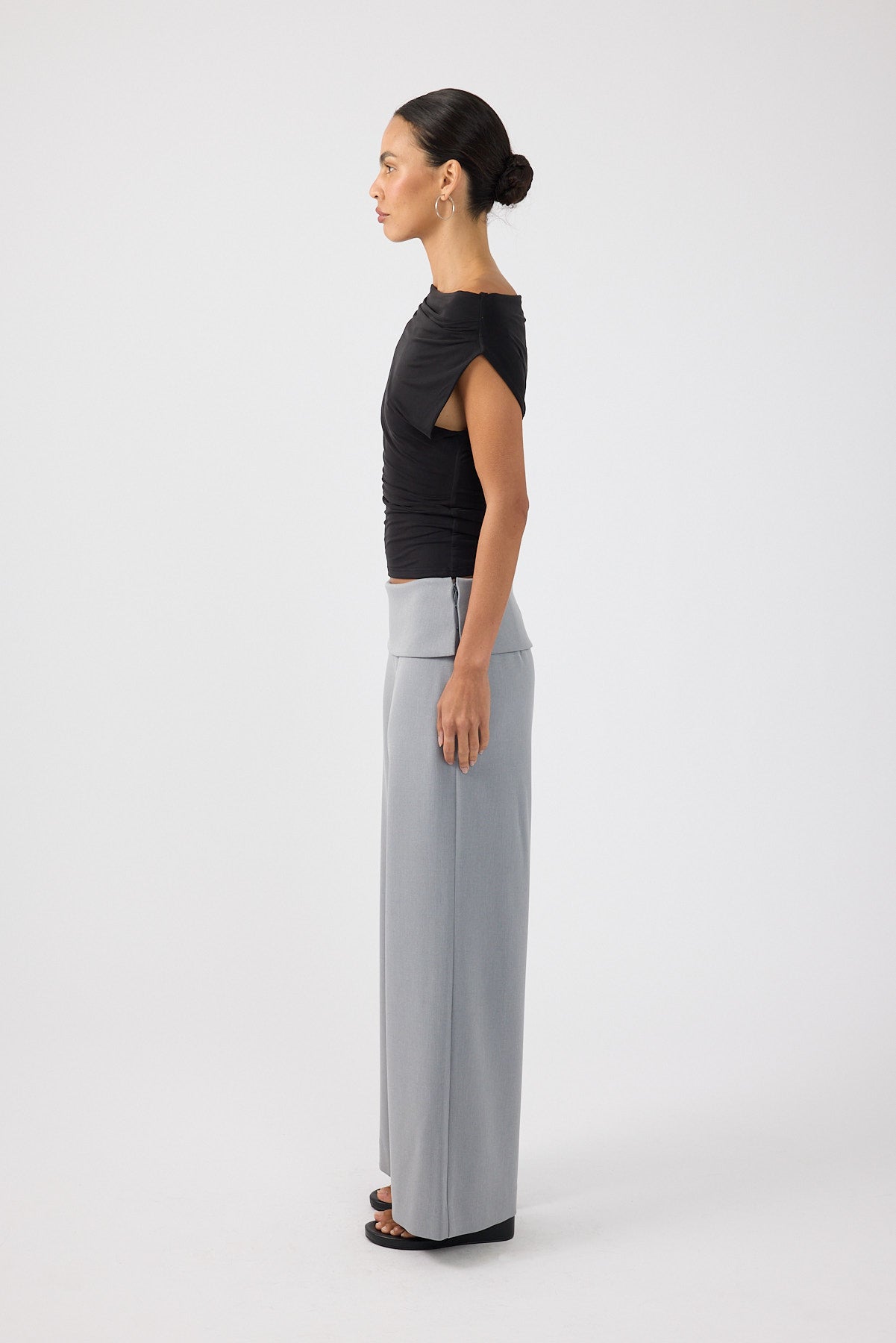 Perfect Stranger Harley Off Shoulder Top Black