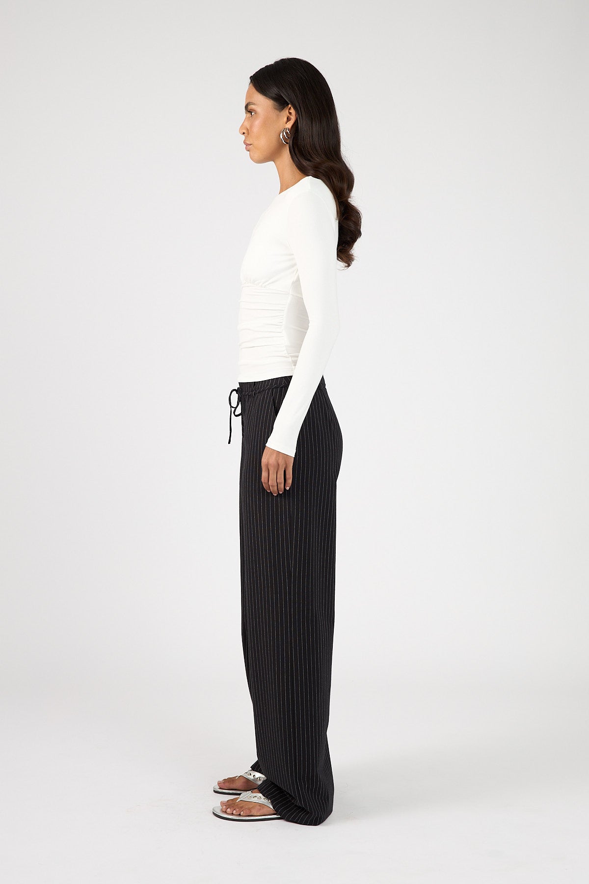 Perfect Stranger Rowe Mid Rise Pant Black
