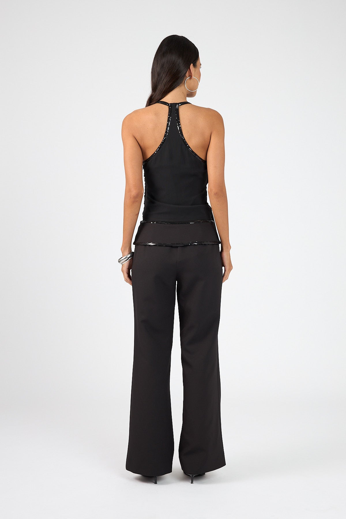 Perfect Stranger Lolli Wrap Top Black