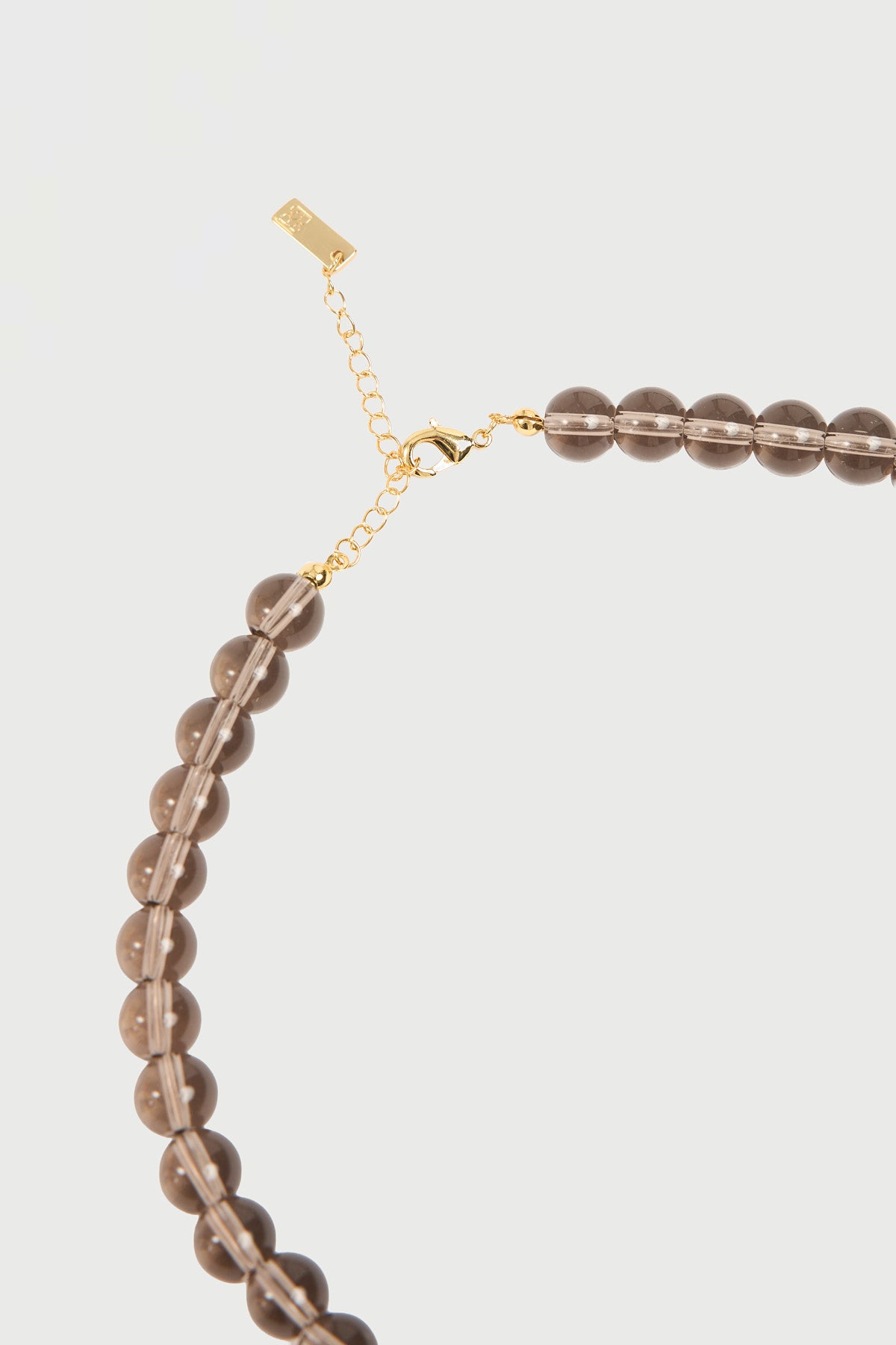 Perfect Stranger Lou Beaded Necklace Brown