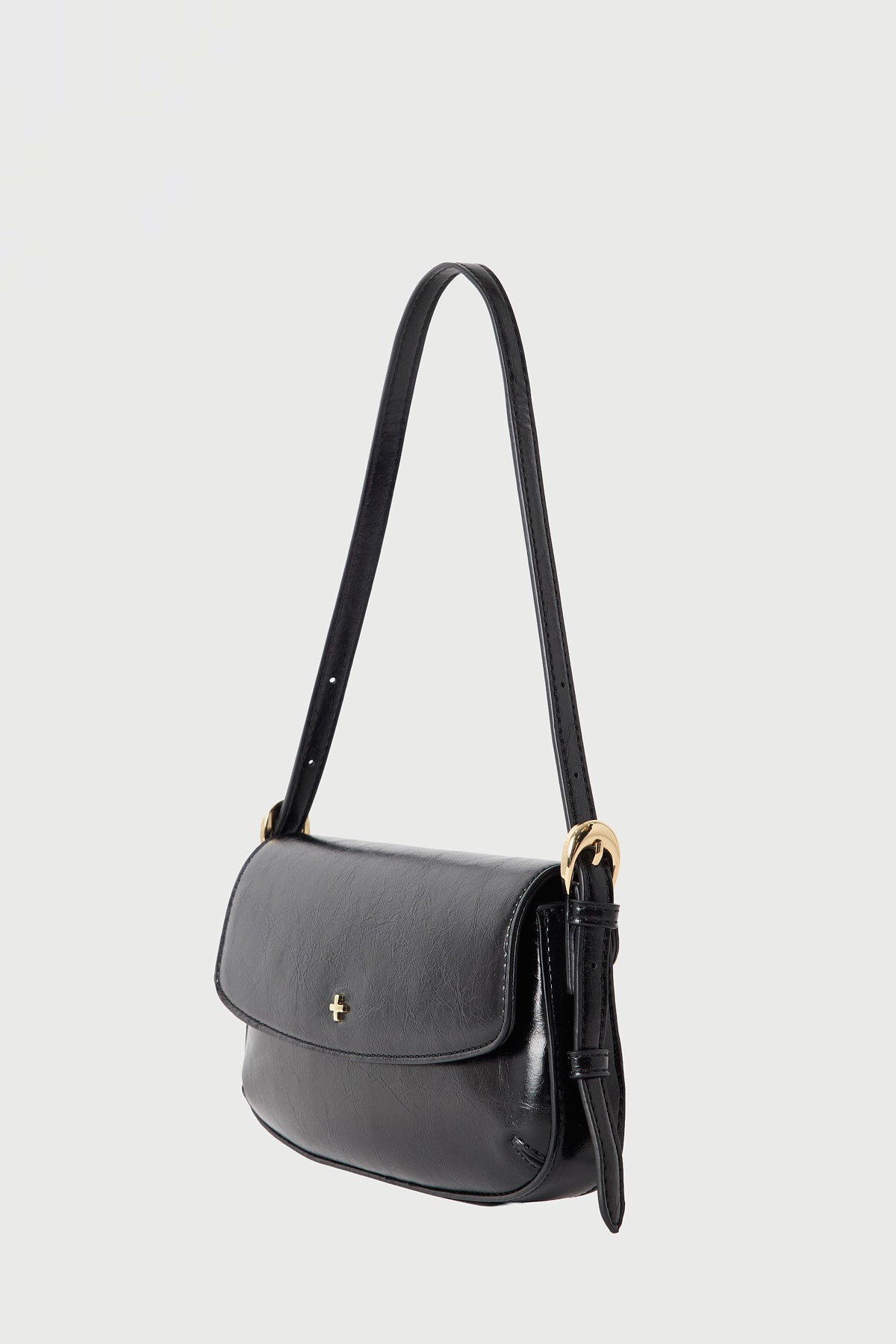 Peta + Jain Hailee Shoulder Bag BLACK SHINE GOLD