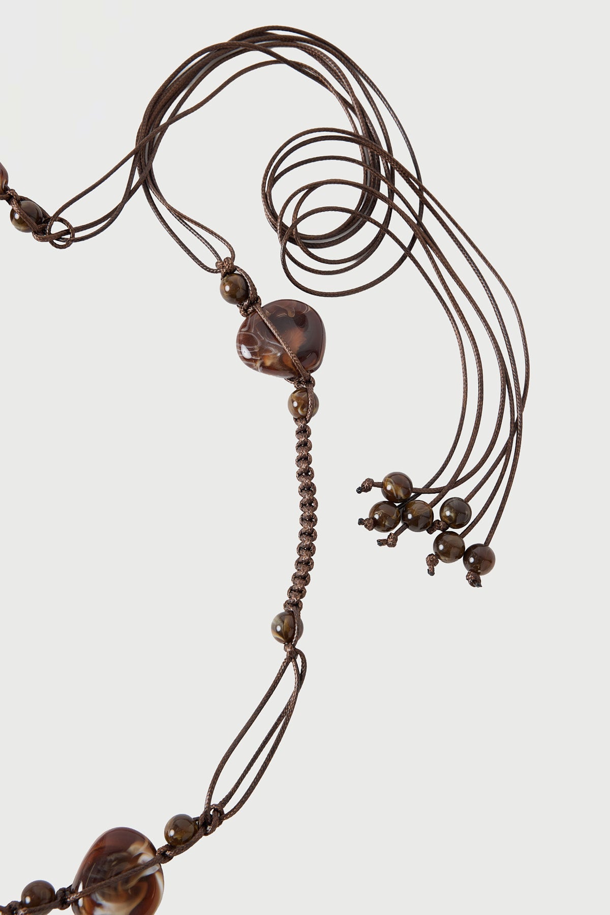 Perfect Stranger Bridget Beaded Belt Brown