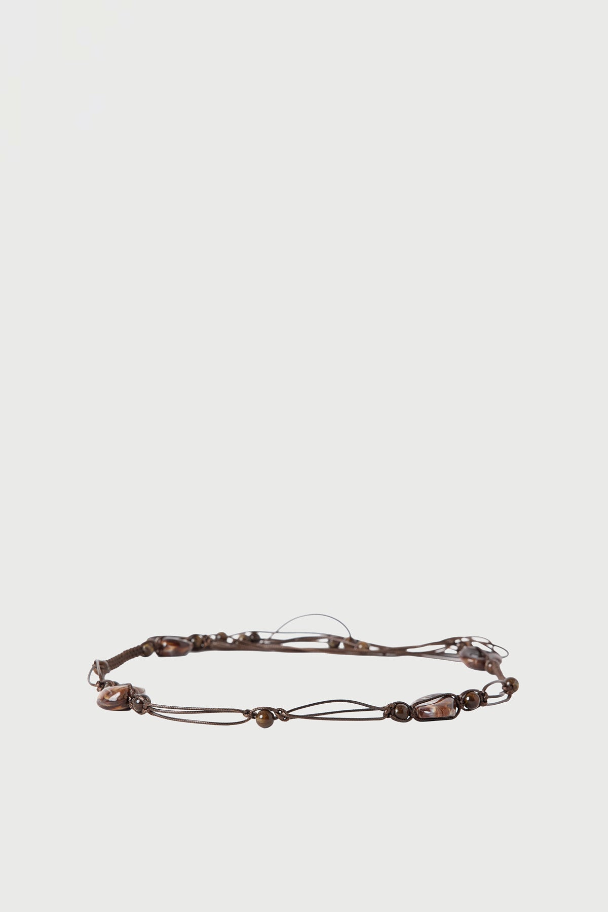 Perfect Stranger Bridget Beaded Belt Brown