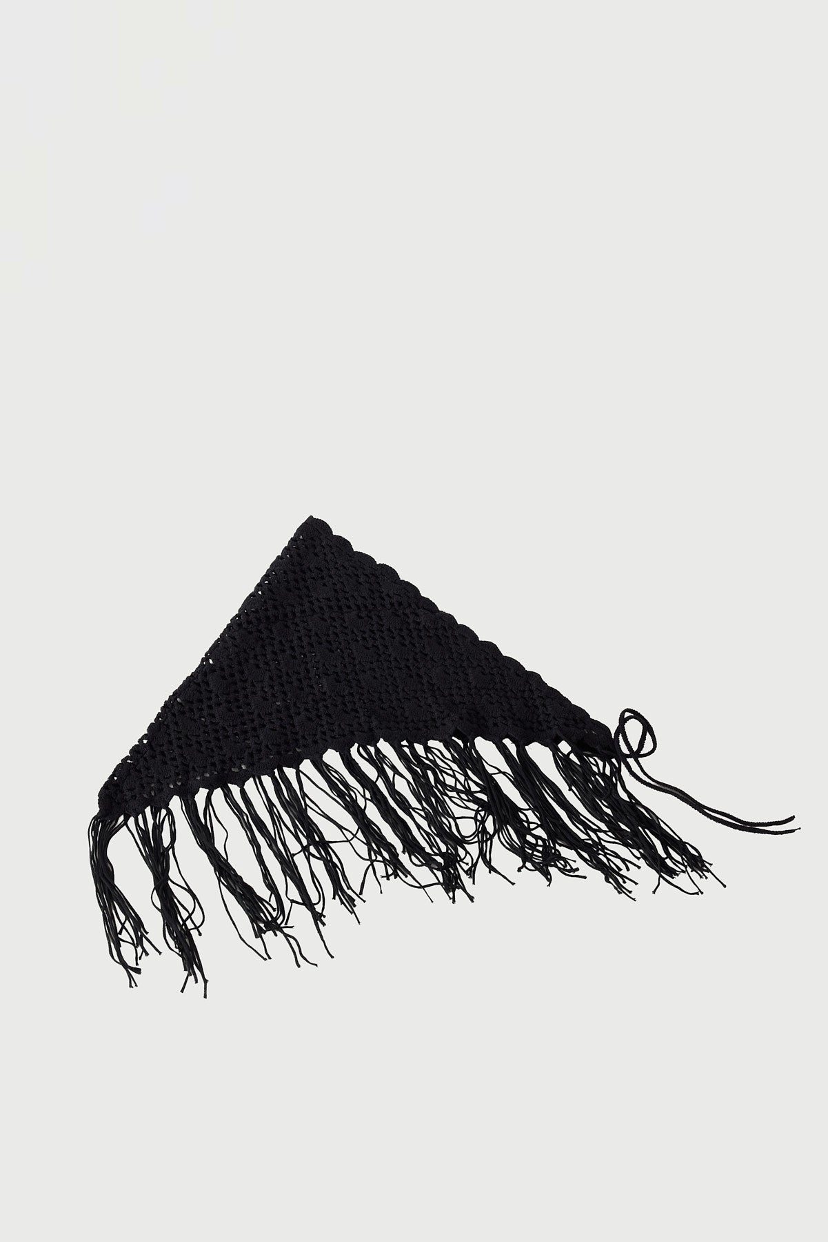 Perfect Stranger Gabi Crochet Scarf Black