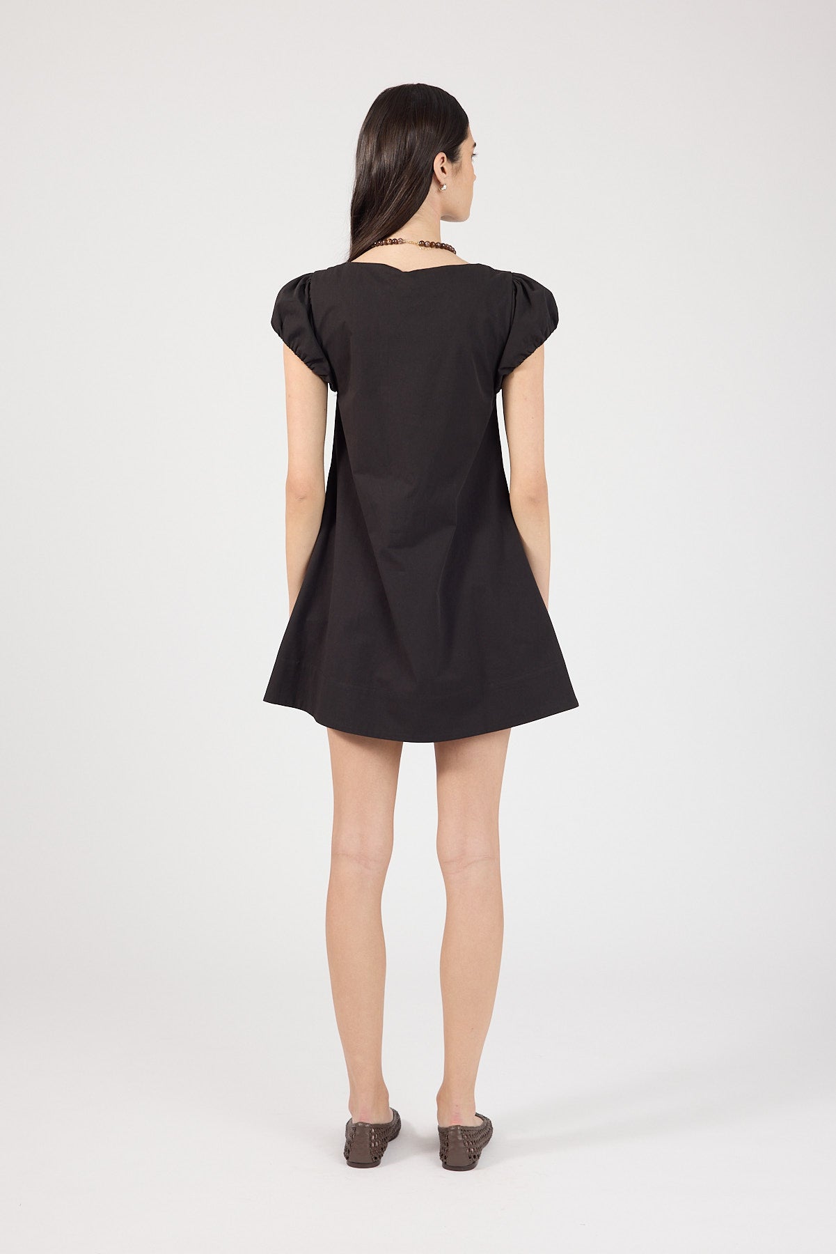 Perfect Stranger Eliana Short Sleeve Mini Dress Black