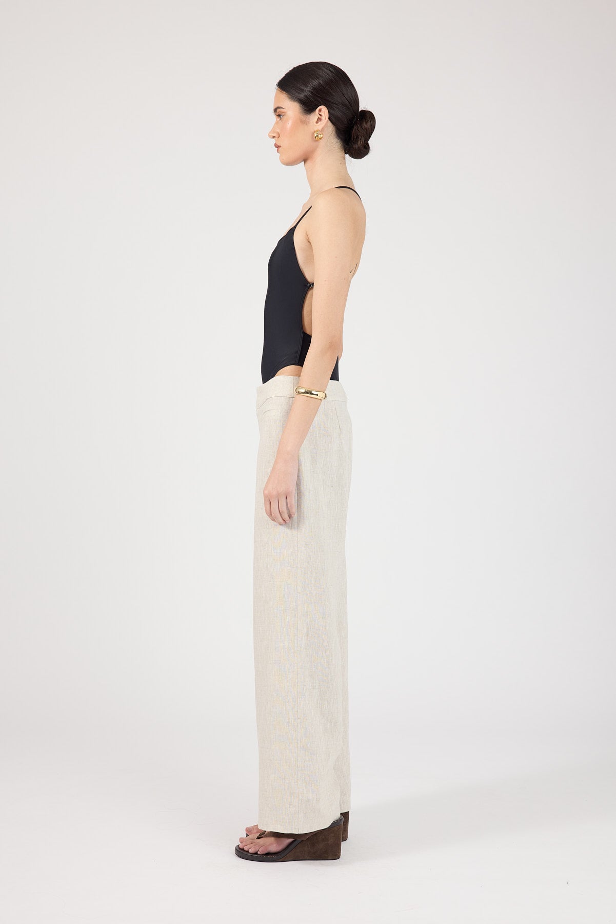 Perfect Stranger Lumi Backless One Piece Black