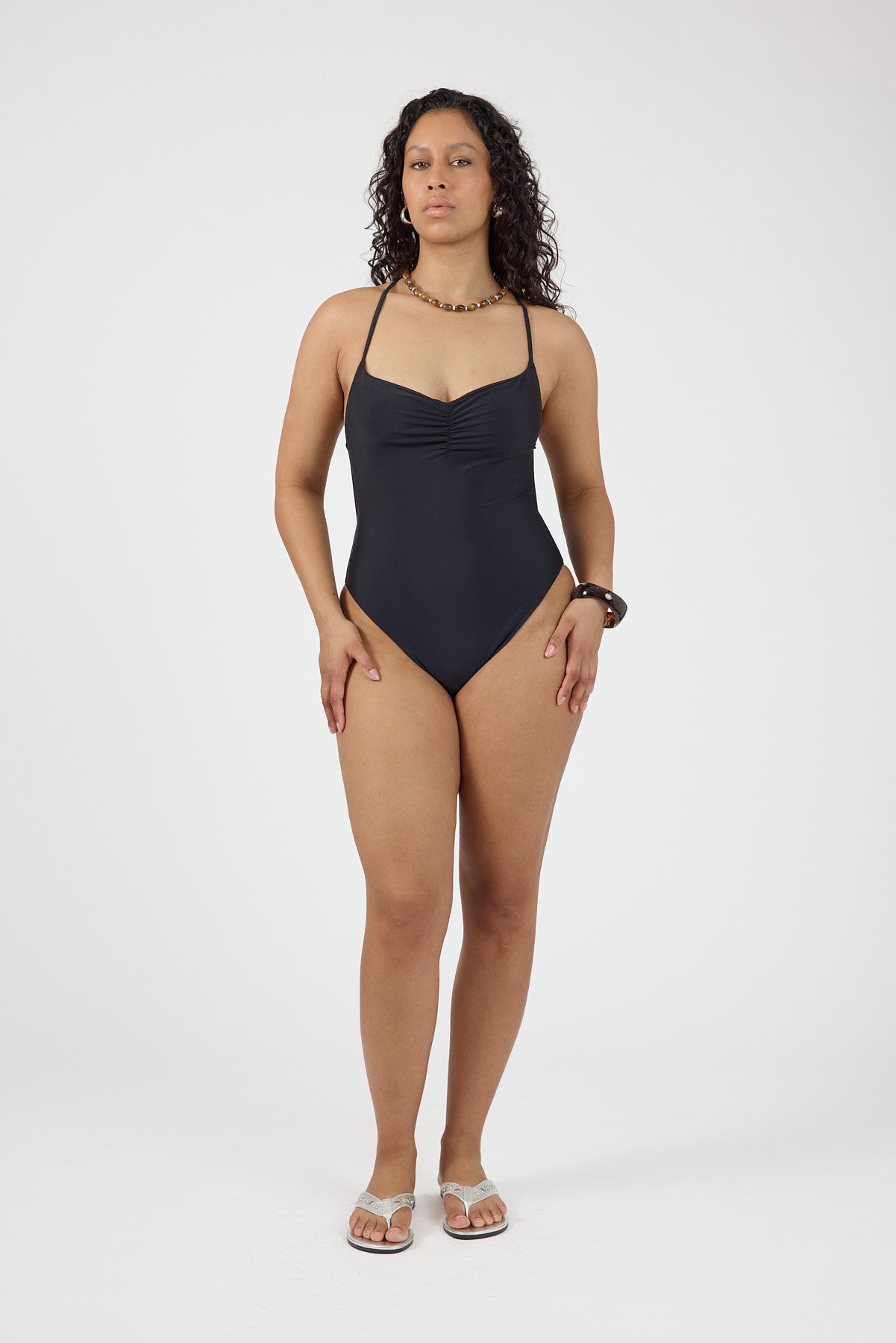 Perfect Stranger Lumi Backless One Piece Black