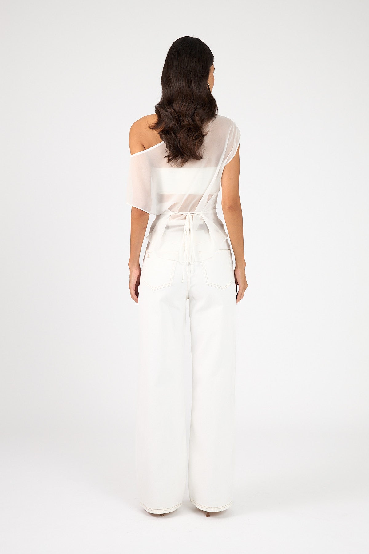 Perfect Stranger High Rise Wide Leg 2.0 Jean White
