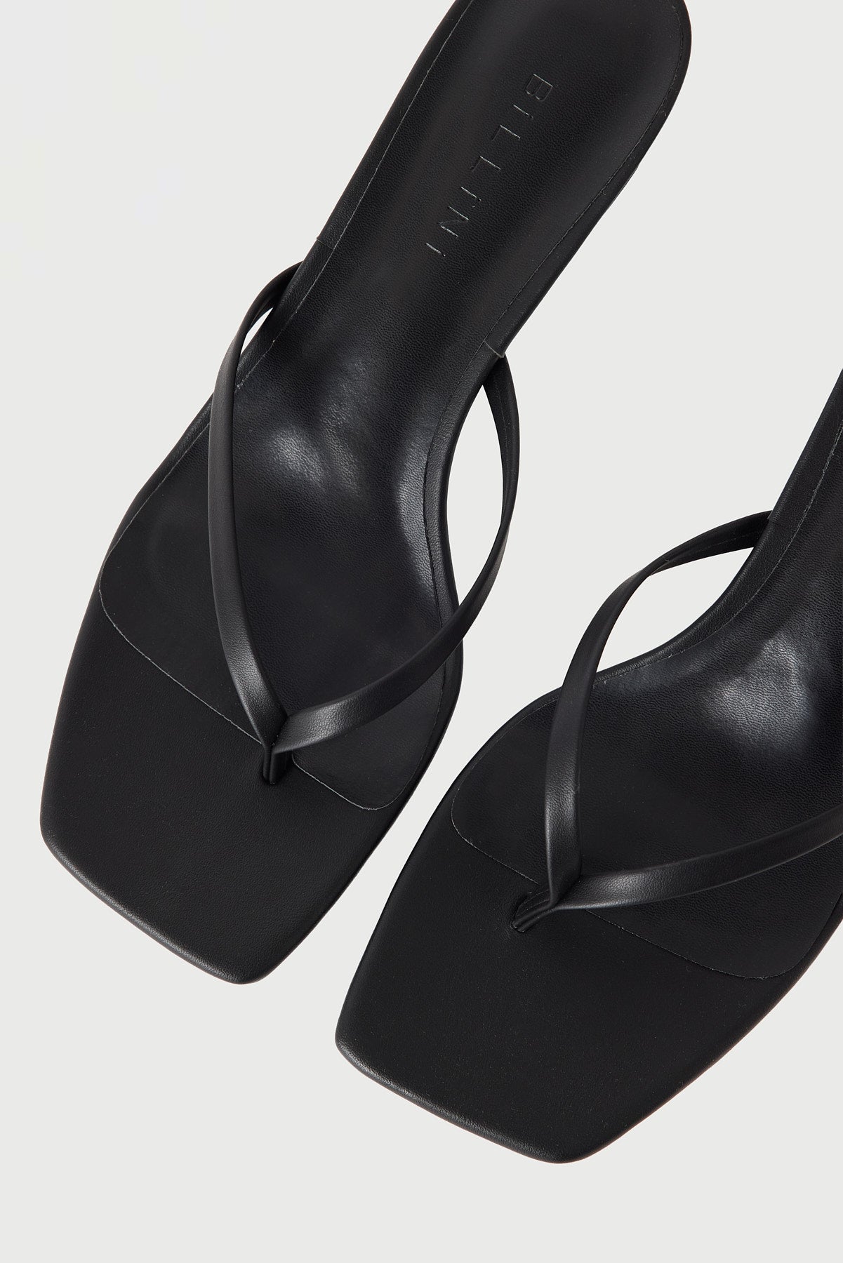 Billini Madina Thong Heel Black