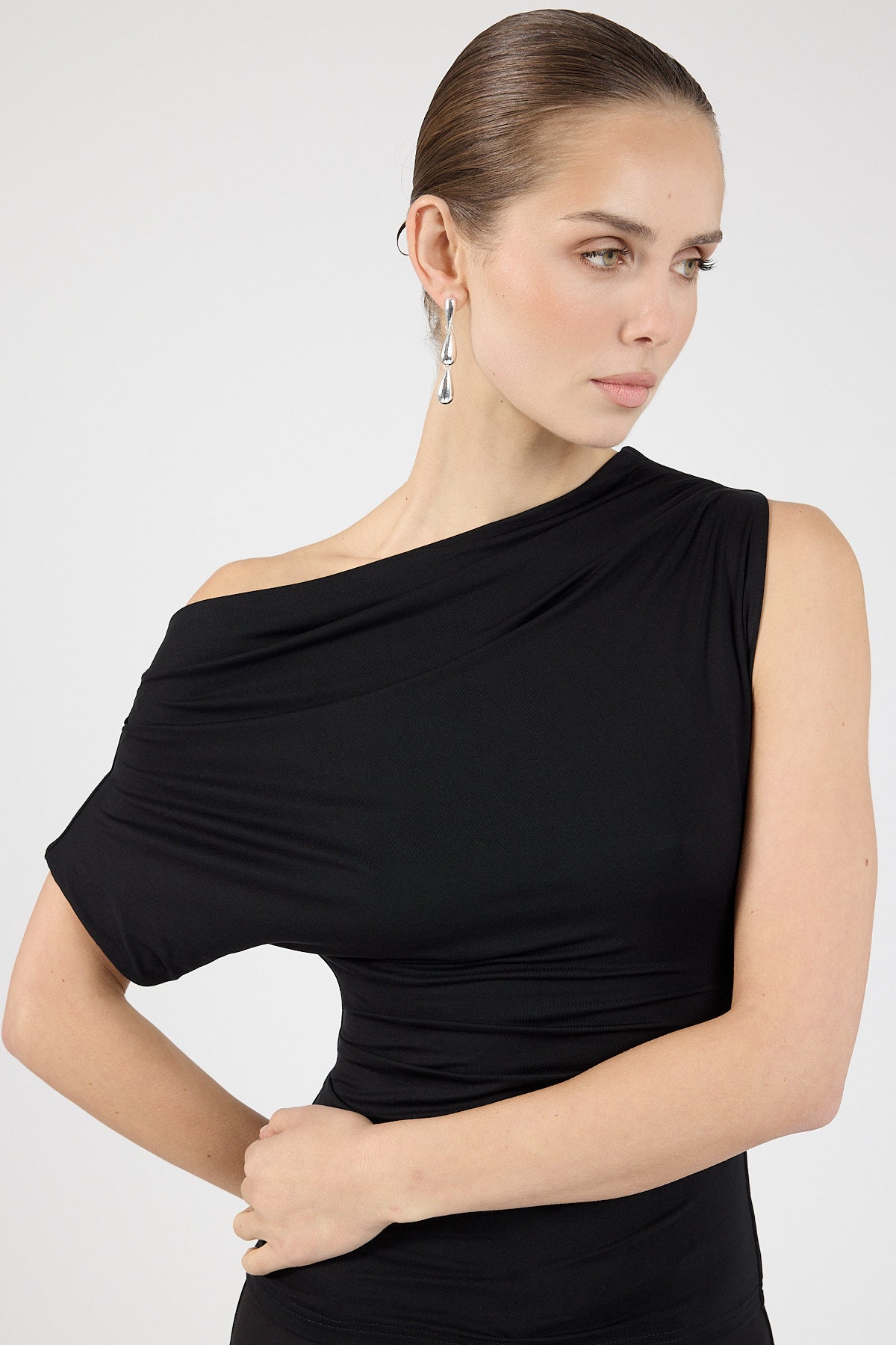 Perfect Stranger Alora Drop Earrings Silver