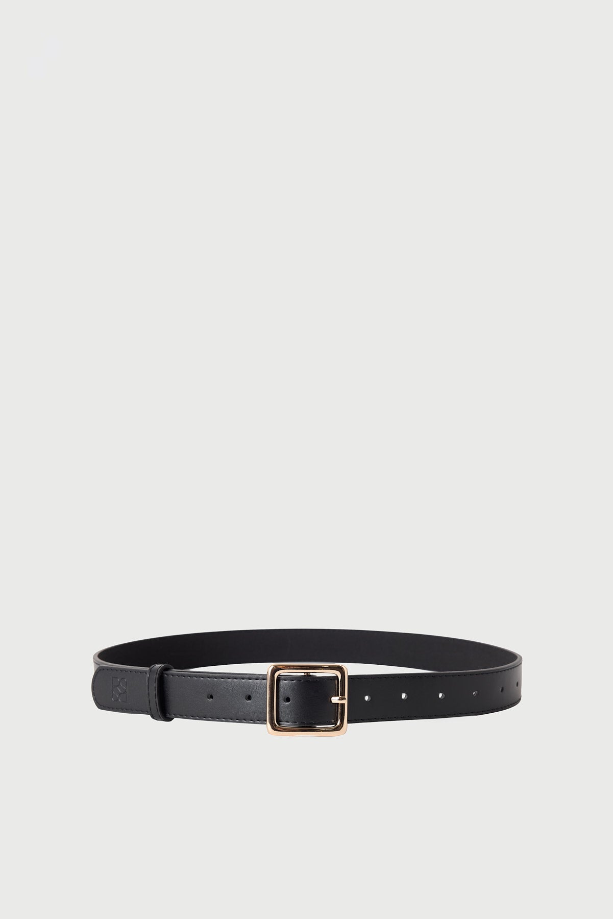 Perfect Stranger Raya Square Buckle Belt Black