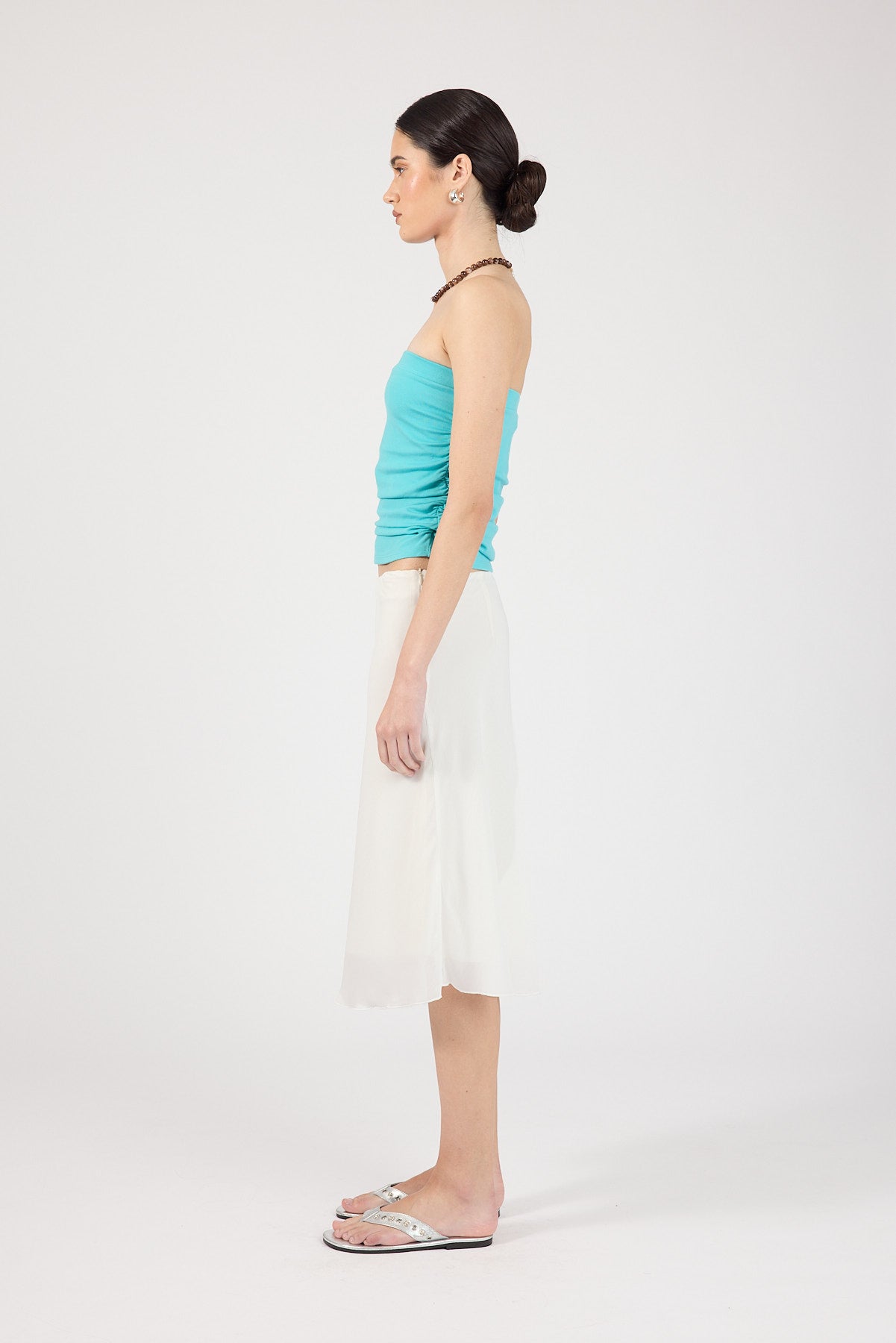 Perfect Stranger Zadie Strapless Tube Top Teal