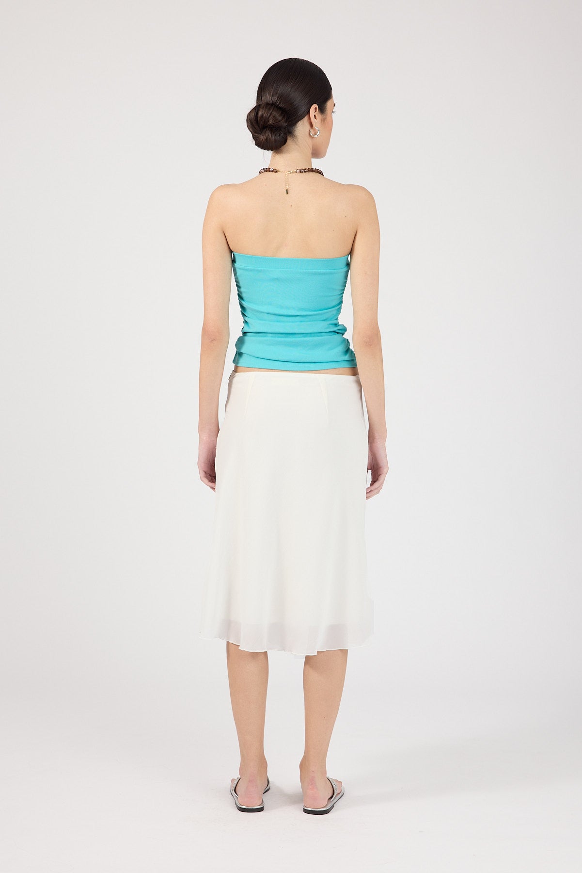 Perfect Stranger Zadie Strapless Tube Top Teal