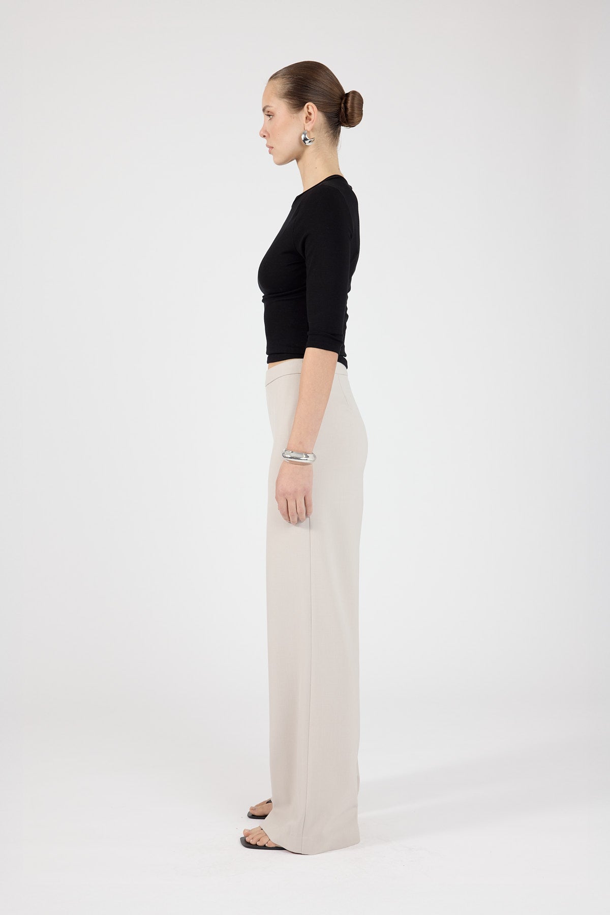 Perfect Stranger Kailani High Rise Pants Stone