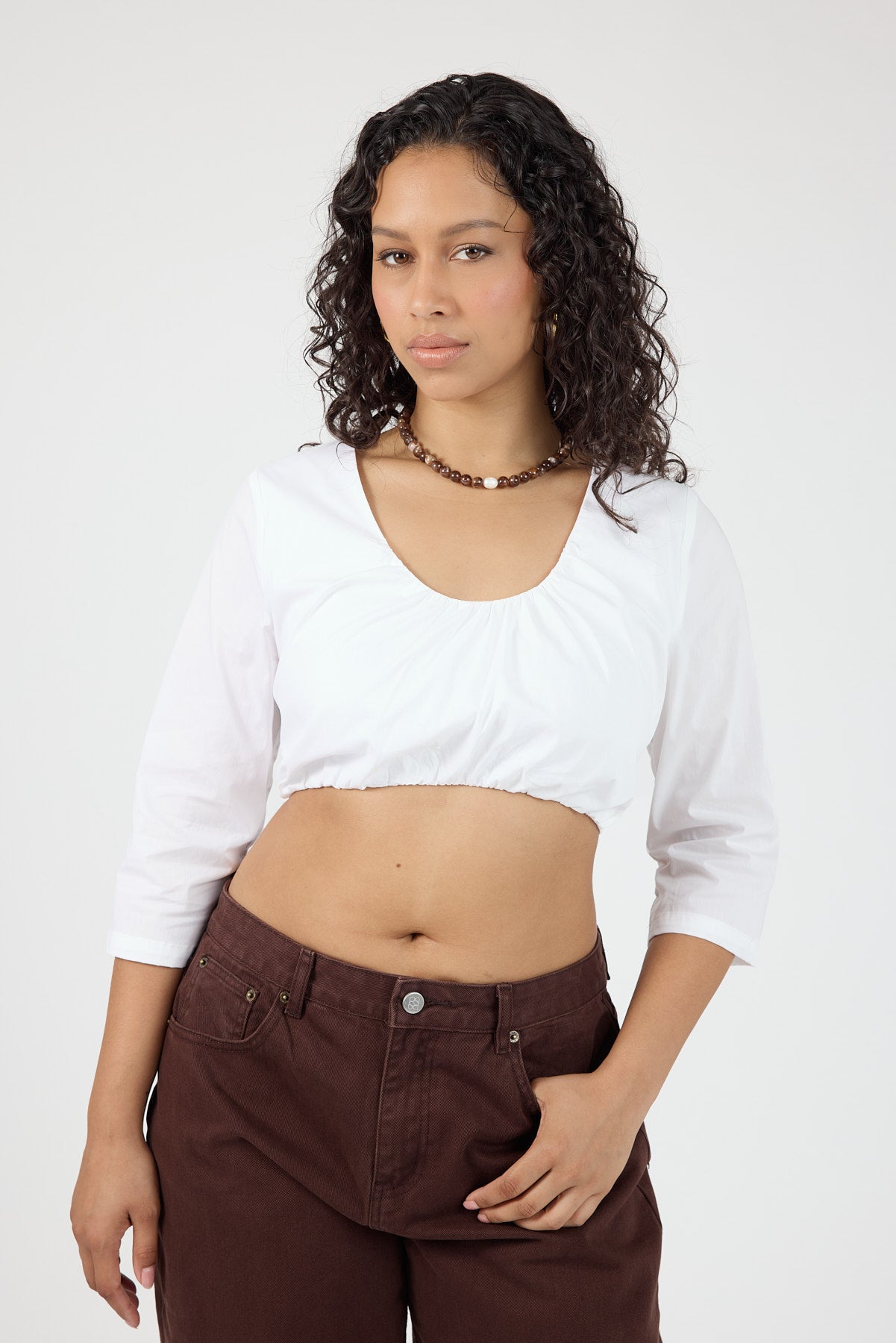 Perfect Stranger Vivienne Mirco Top White