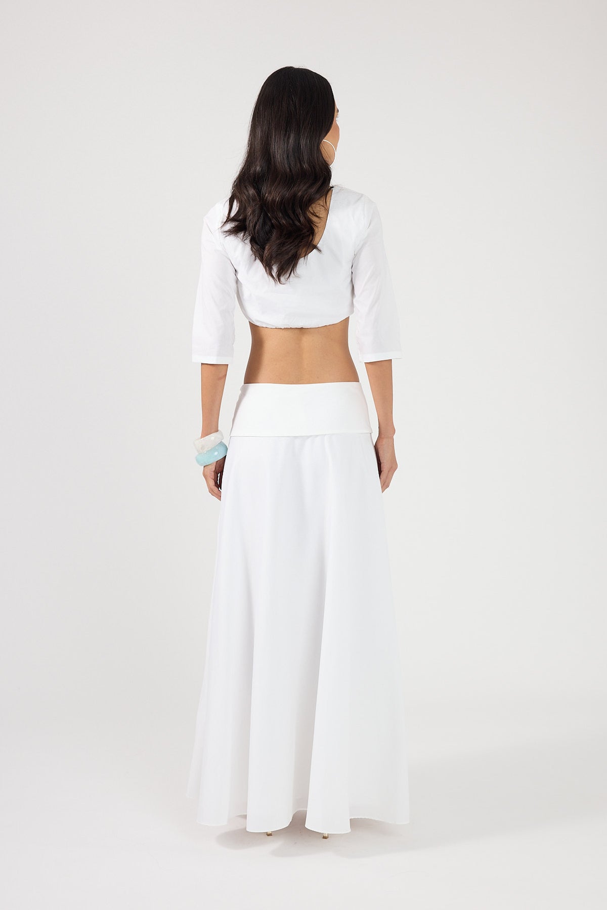 Perfect Stranger Vivienne Maxi Skirt White