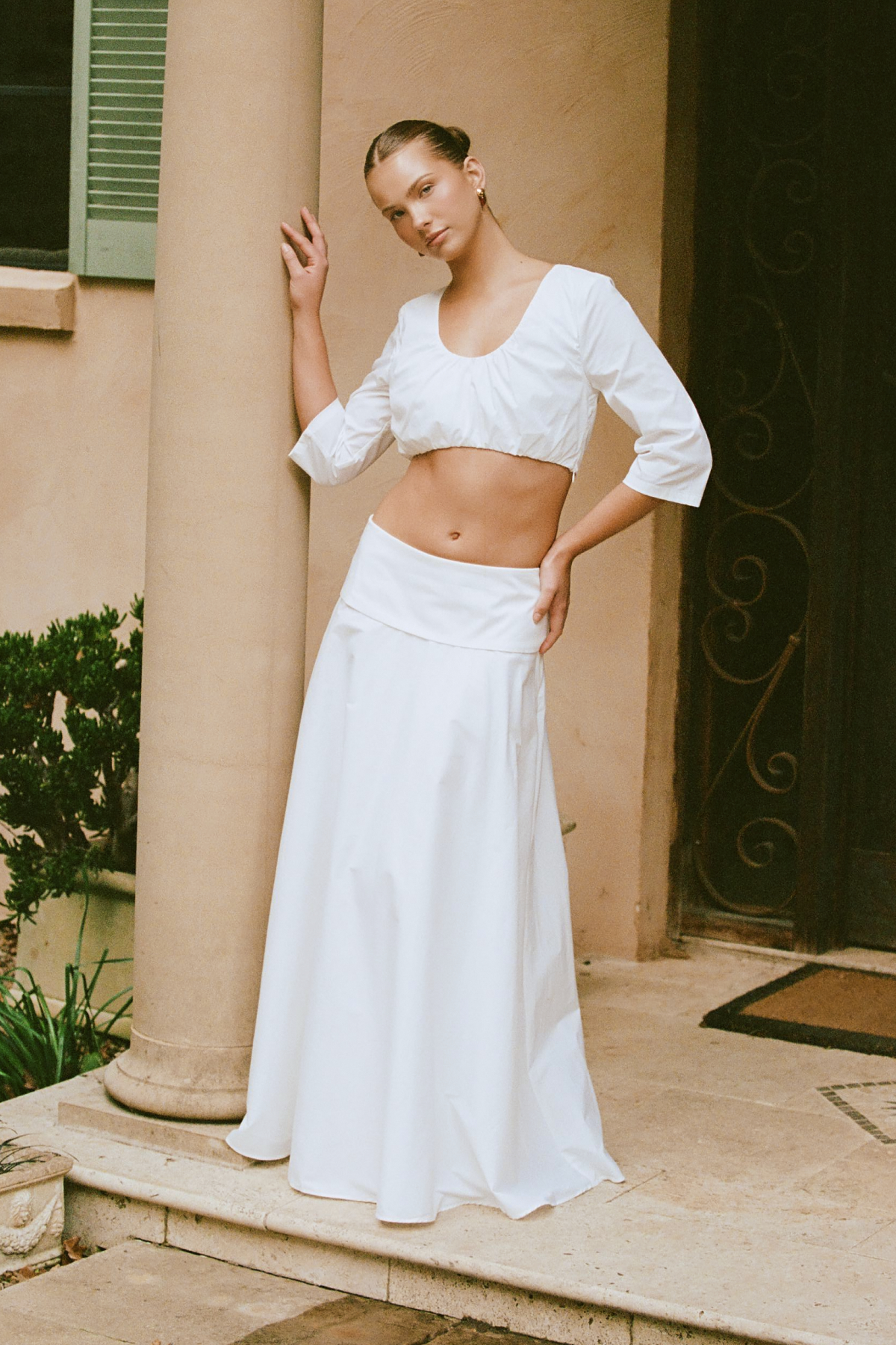 Perfect Stranger Vivienne Maxi Skirt White