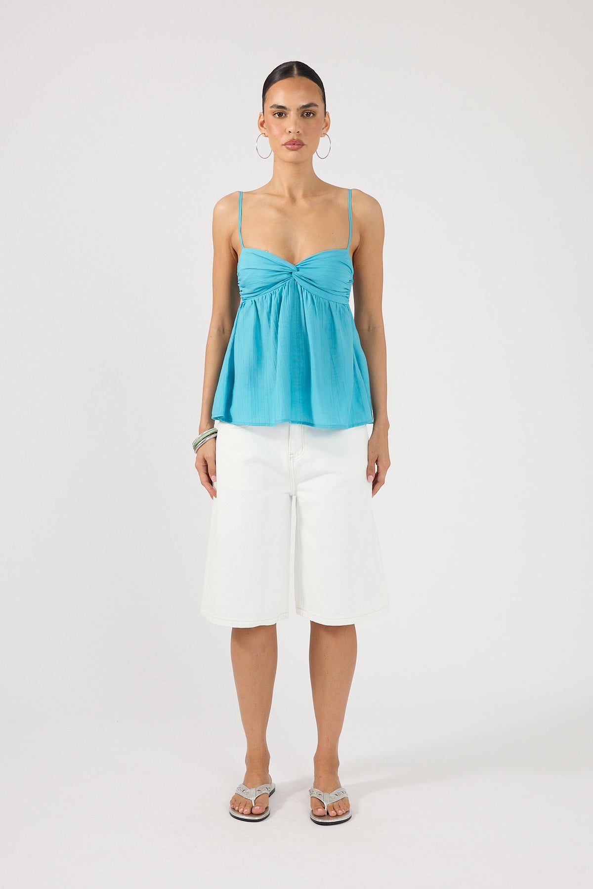 Perfect Stranger Vera Cami Top Turquoise