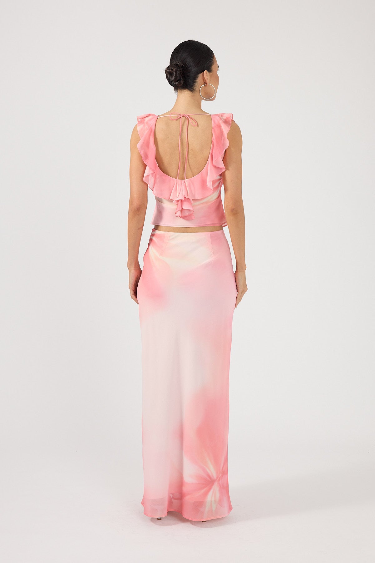 Perfect Stranger Jolette Maxi Skirt Coral