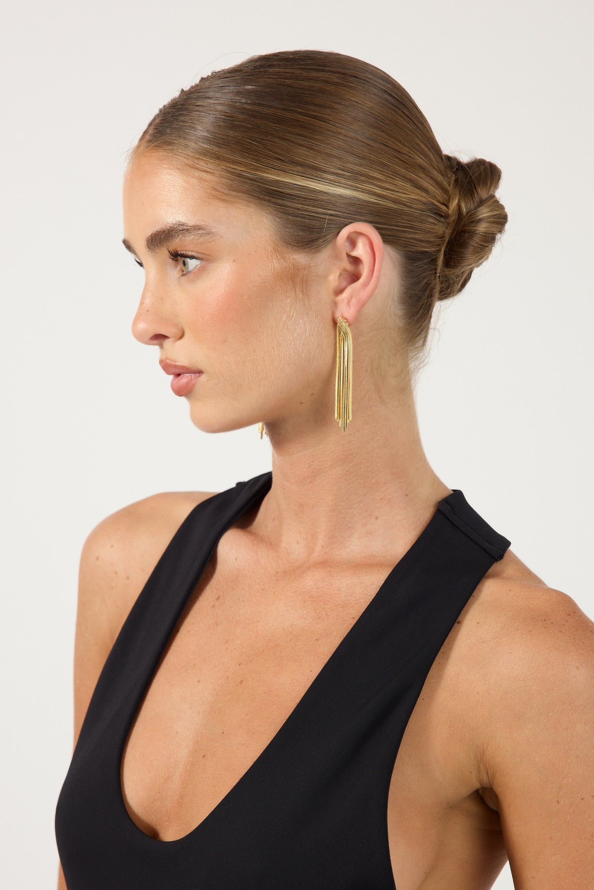 Perfect Stranger Conni Waterfall Earrings 18K Gold Plated