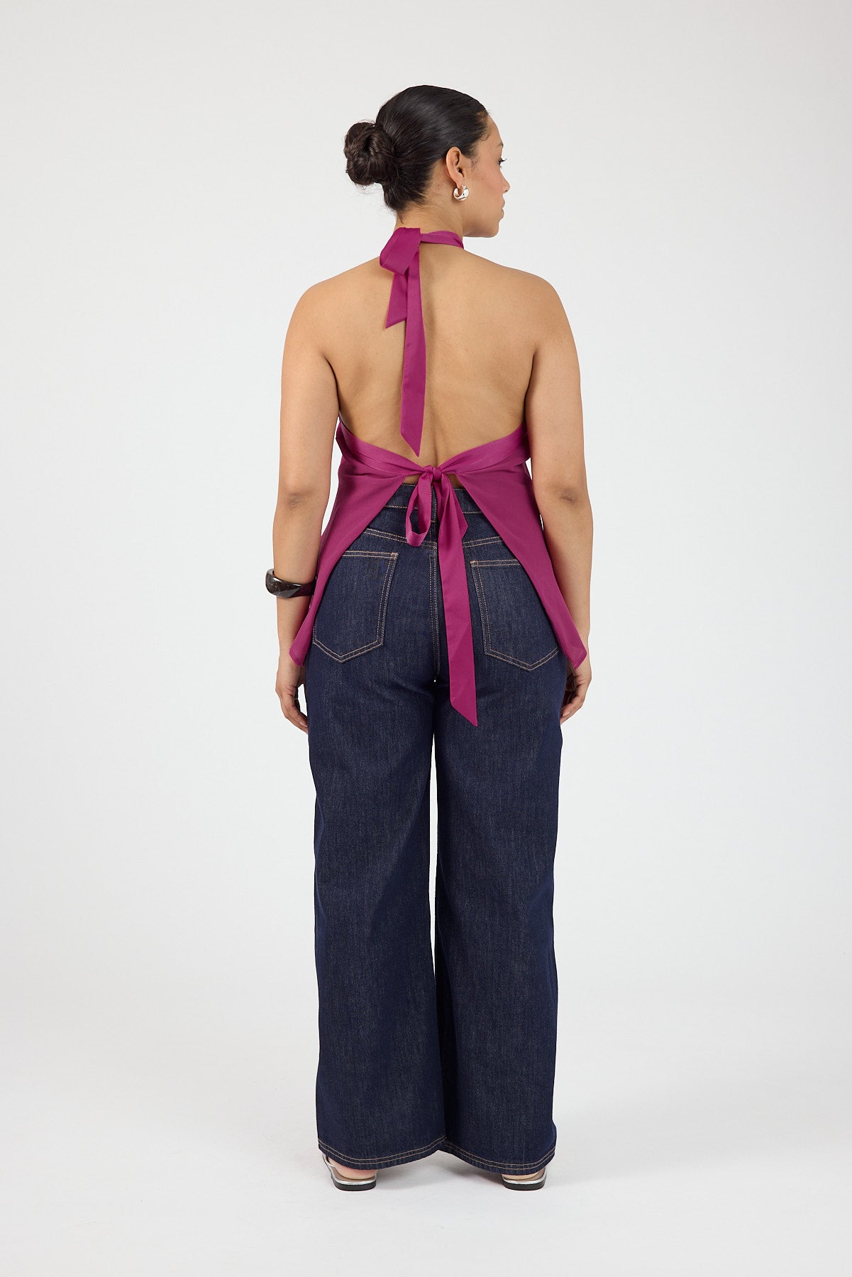 Perfect Stranger Lyra Halter Top Magenta