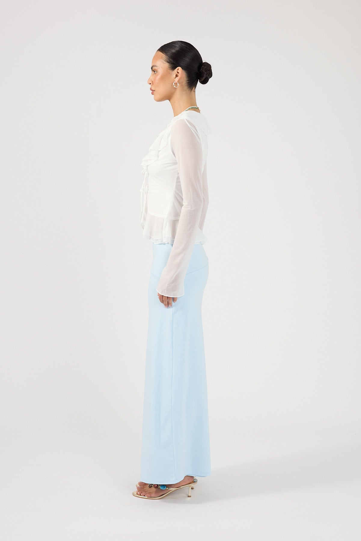 Perfect Stranger AINZLEY MAXI SKIRT Blue