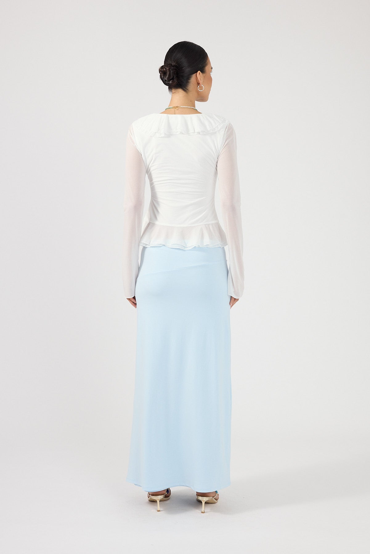 Perfect Stranger AINZLEY MAXI SKIRT Blue