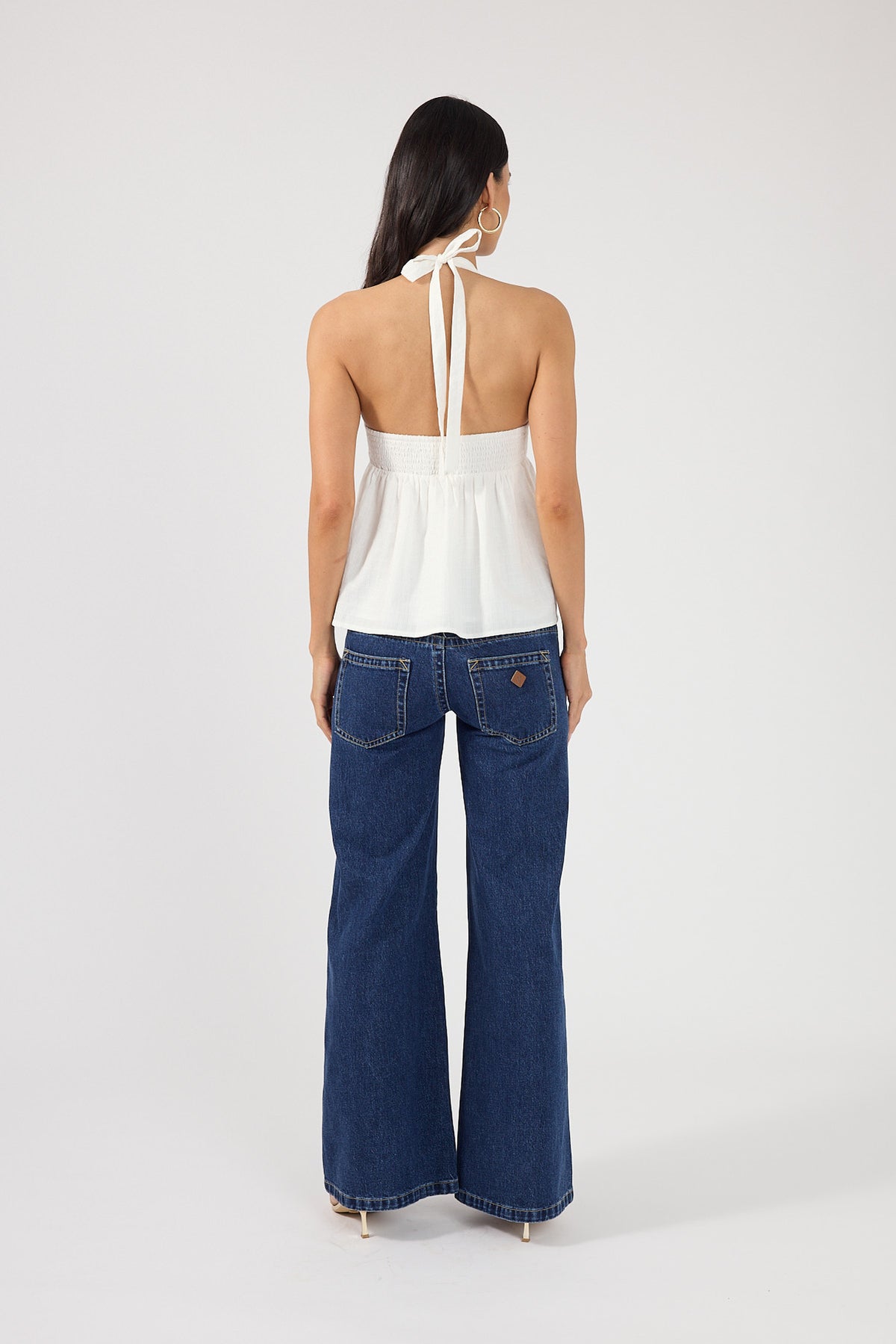 Perfect Stranger Elowen Halter Top White