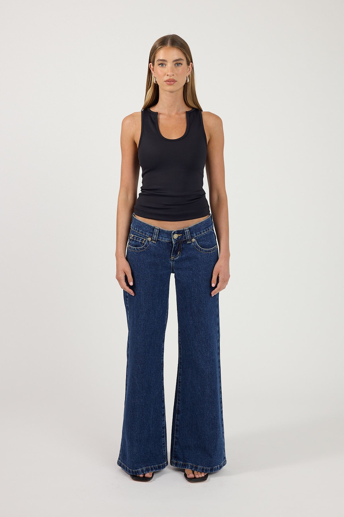 Perfect Stranger Elsie Tank Top Black